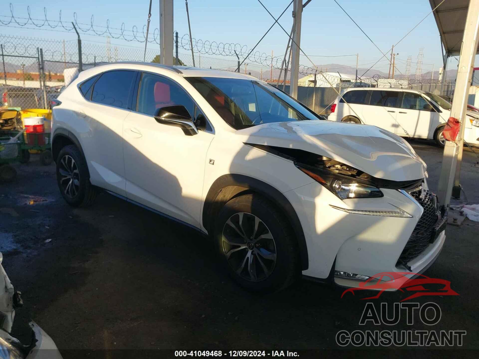 LEXUS NX 200T 2017 - JTJYARBZ8H2058497