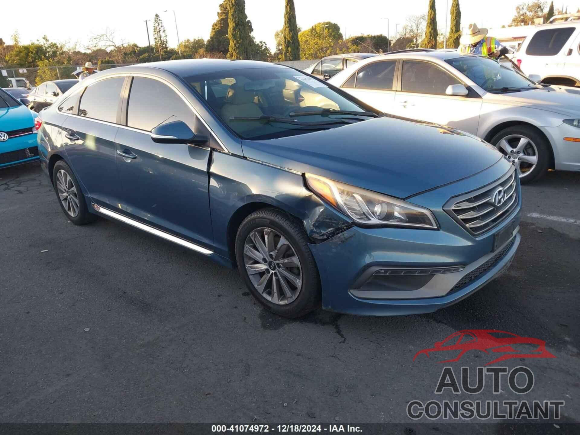 HYUNDAI SONATA 2017 - 5NPE34AF1HH572023