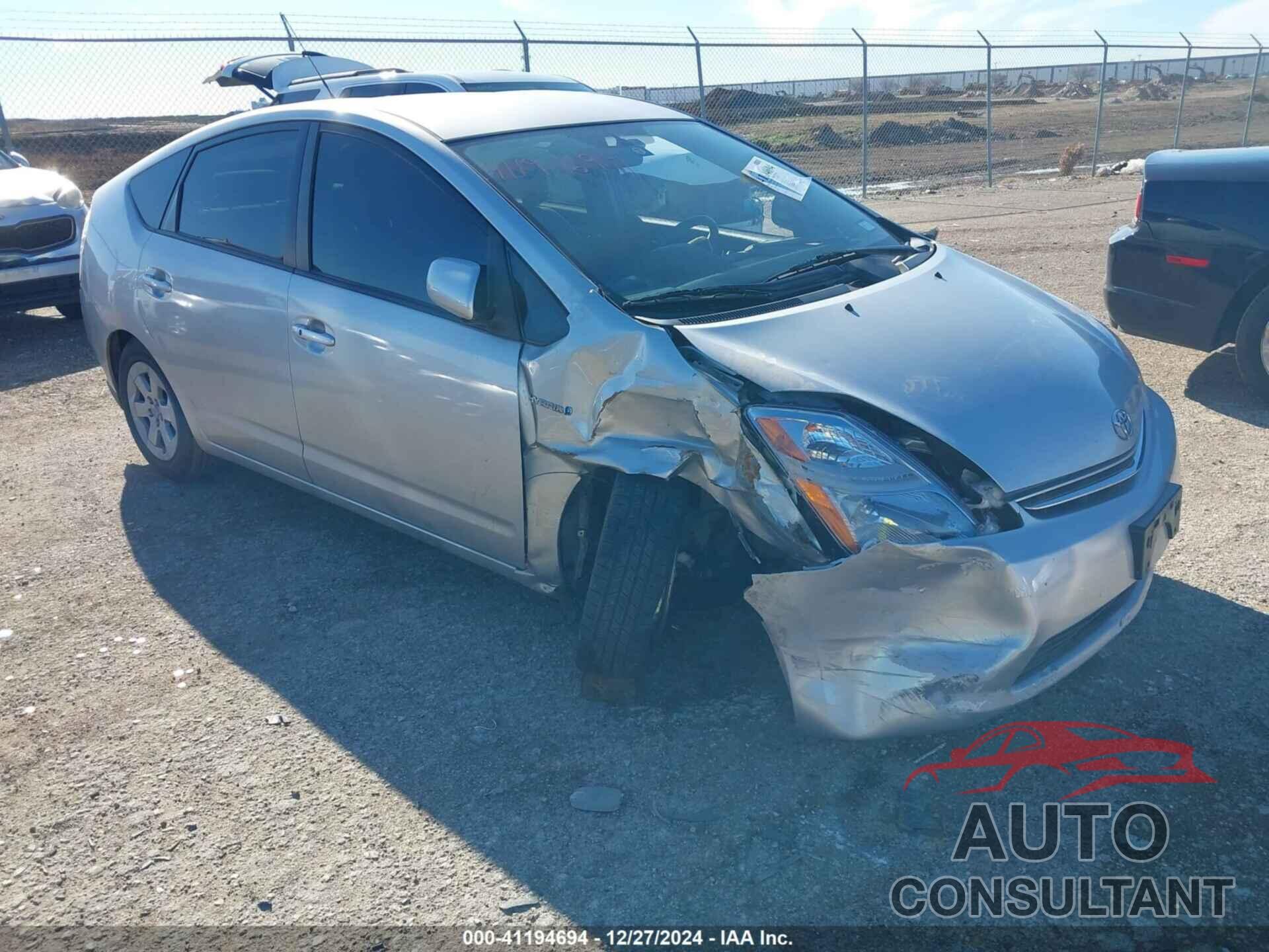 TOYOTA PRIUS 2009 - JTDKB20U193494253