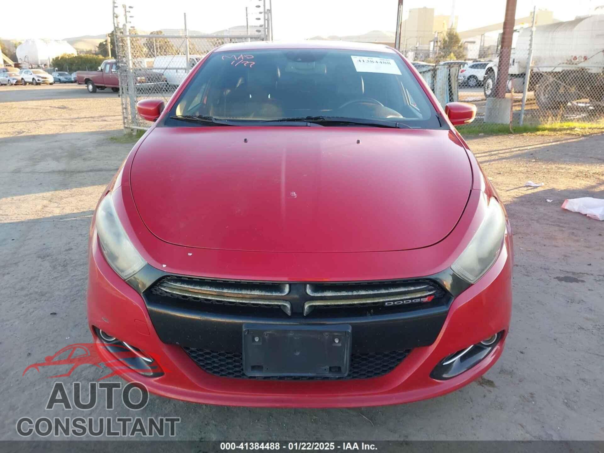 DODGE DART 2015 - 1C3CDFEB5FD166342