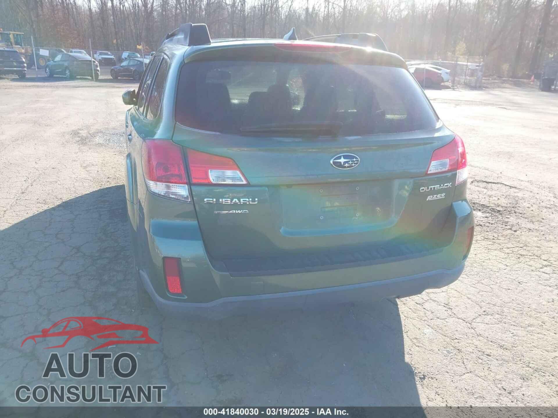 SUBARU OUTBACK 2013 - 4S4BRBPC0D3298477