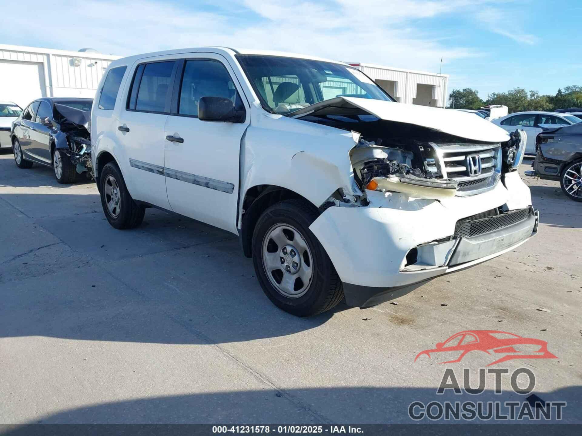 HONDA PILOT 2015 - 5FNYF3H22FB013108