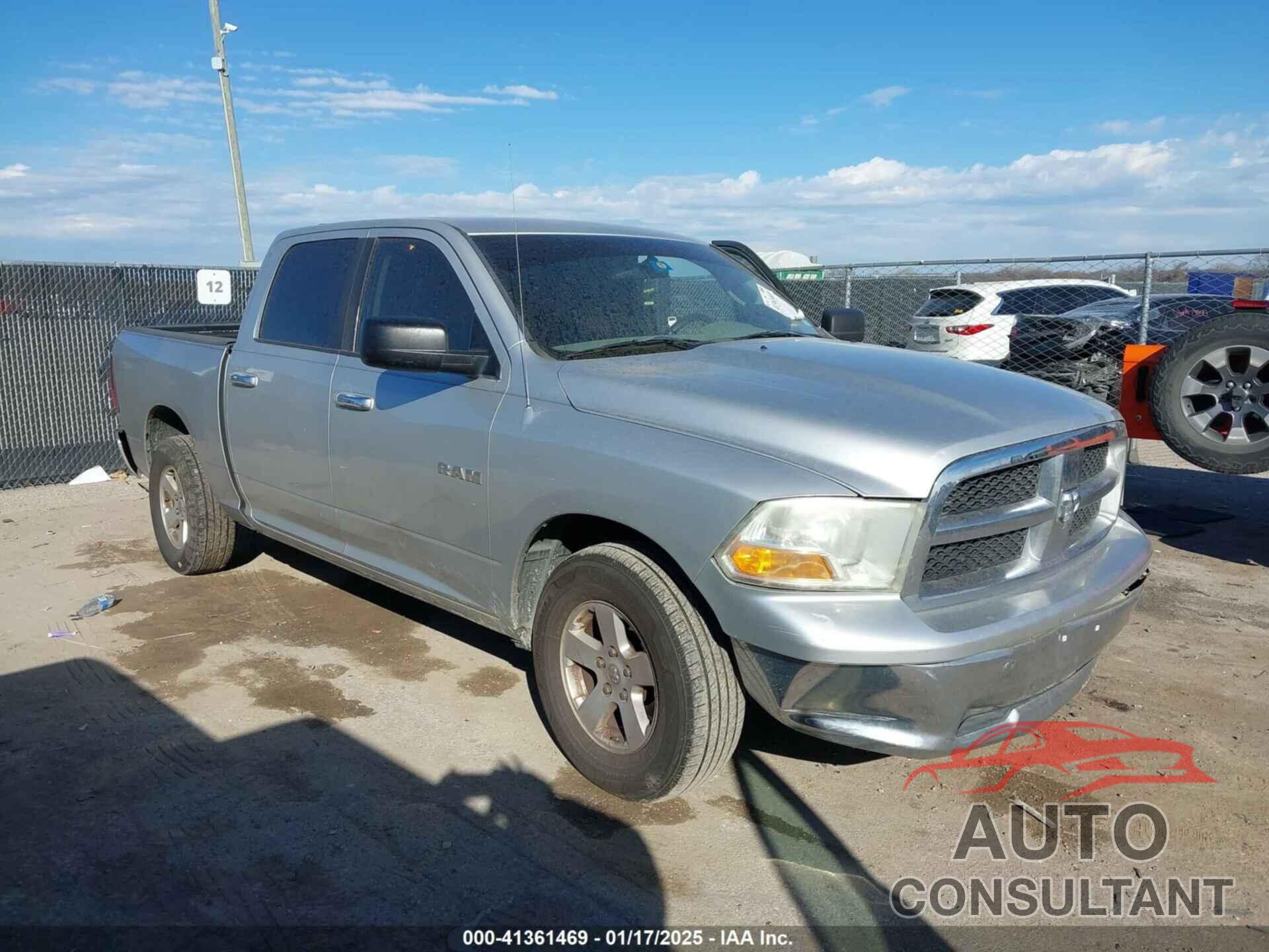 DODGE RAM 1500 2009 - 1D3HB13P99S806102