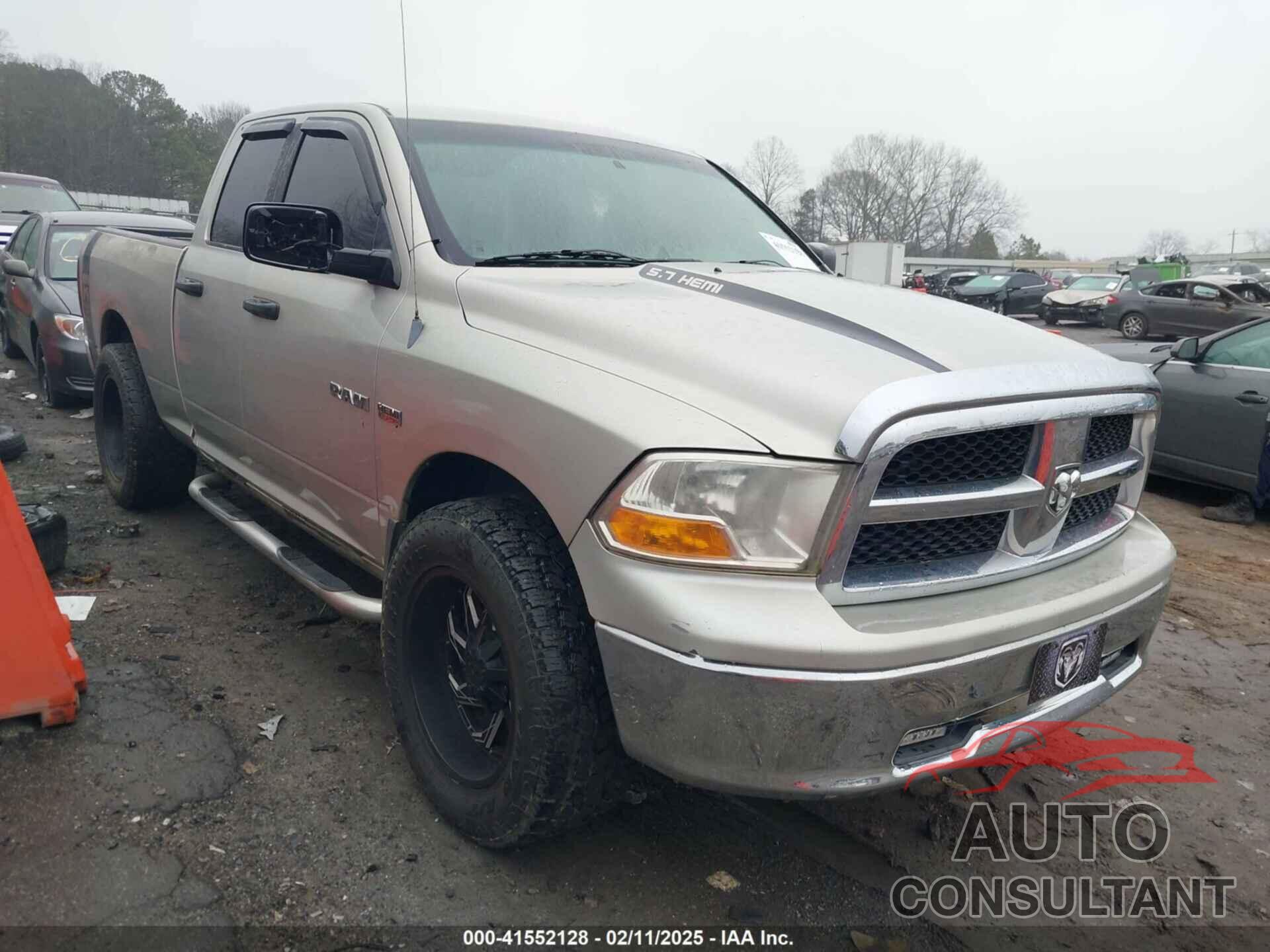 DODGE RAM 1500 2010 - 1D7RV1GT6AS212198