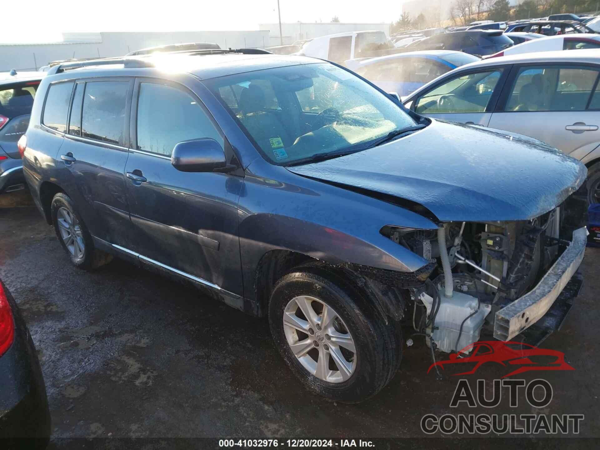 TOYOTA HIGHLANDER 2012 - 5TDBK3EH3CS118211