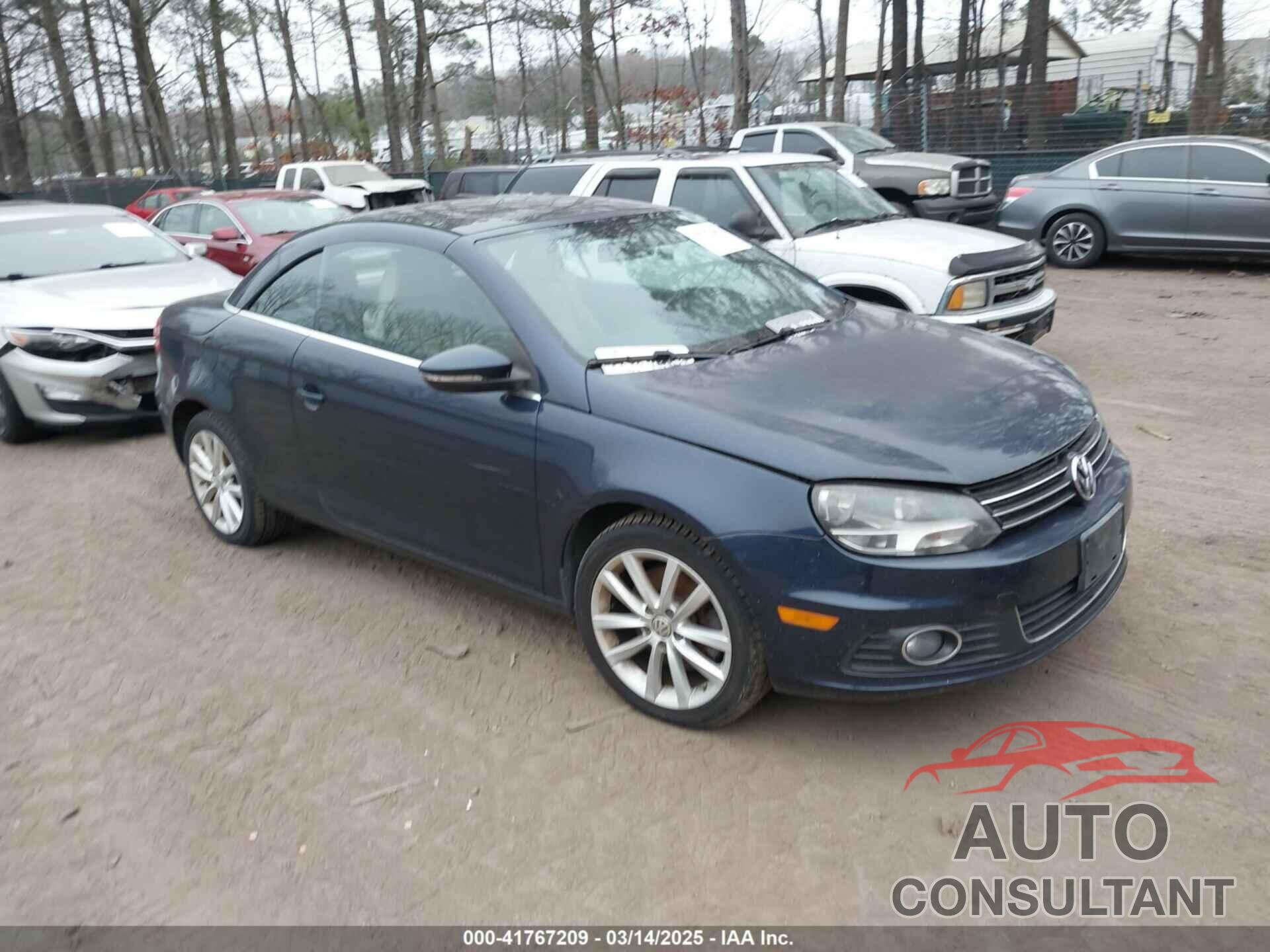 VOLKSWAGEN EOS 2012 - WVWBW7AH9CV005547