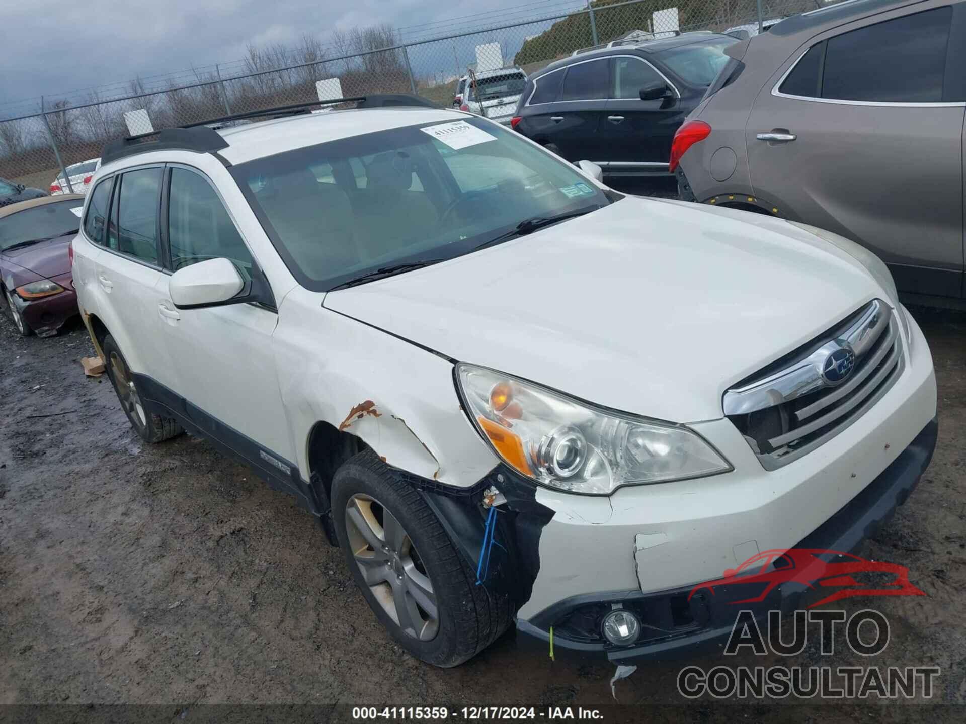 SUBARU OUTBACK 2012 - 4S4BRBACXC3244045