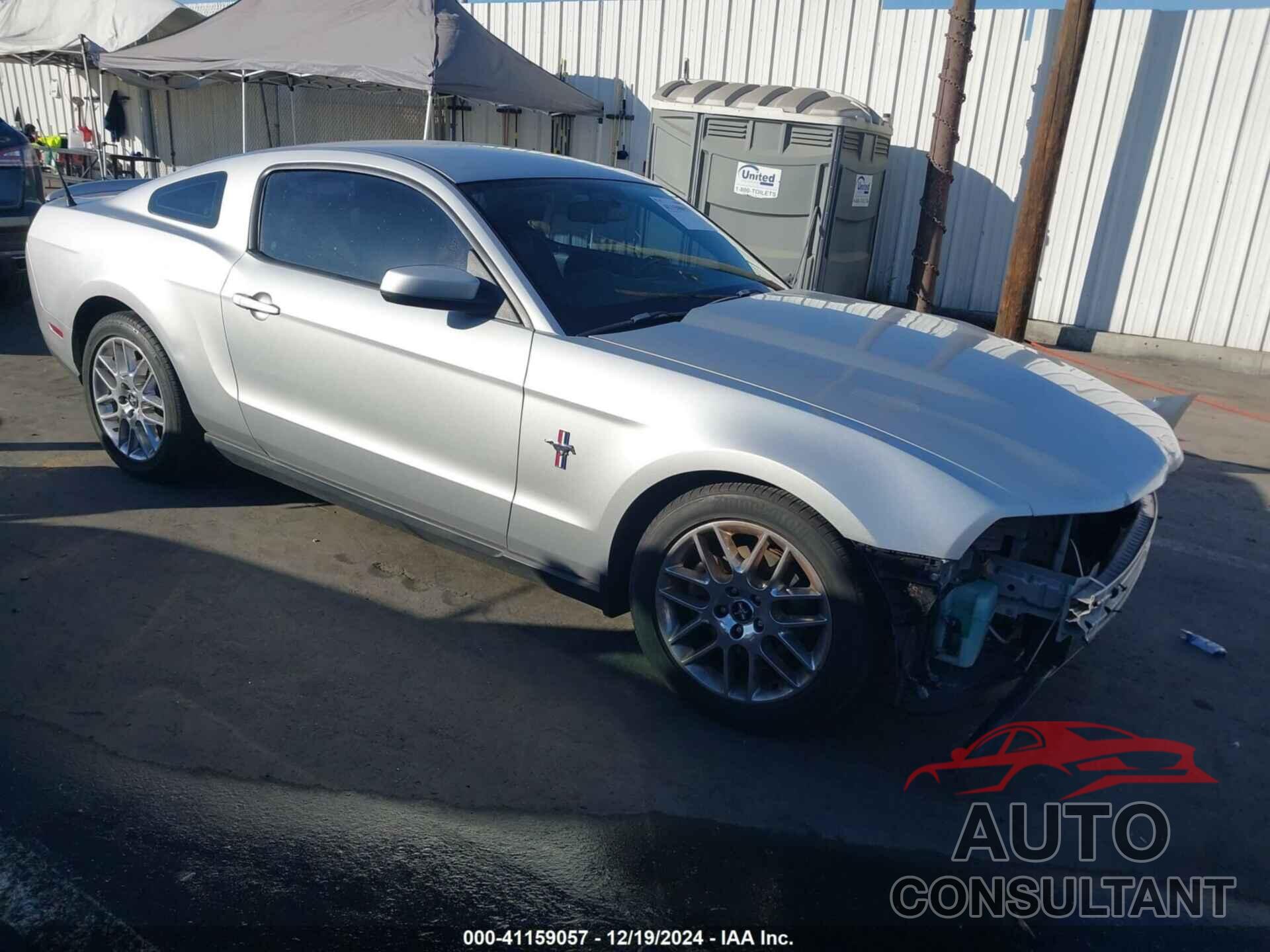 FORD MUSTANG 2012 - 1ZVBP8AM8C5247677