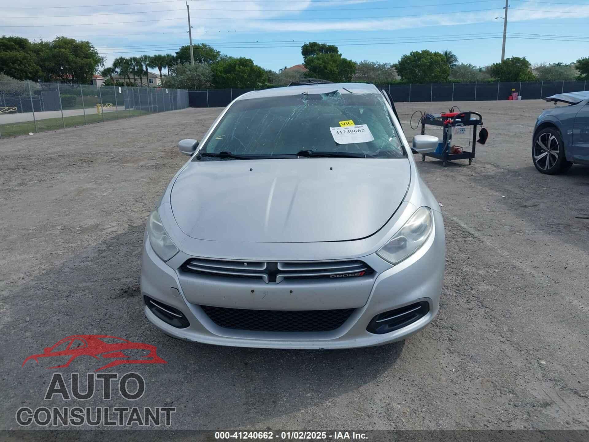 DODGE DART 2013 - 1C3CDFAA0DD106463
