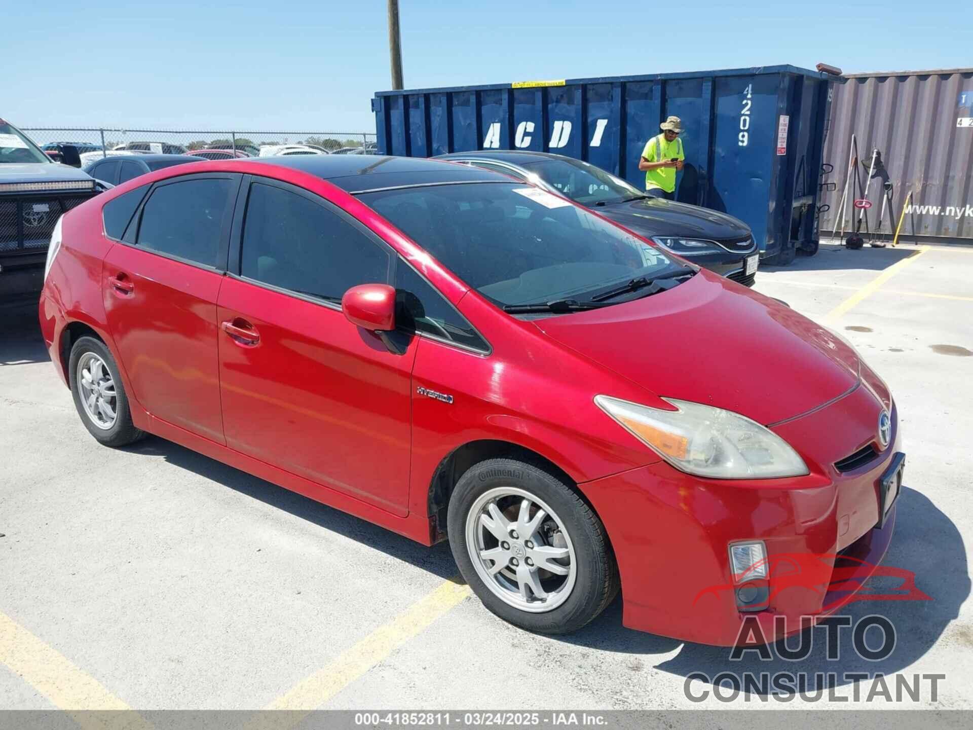 TOYOTA PRIUS 2010 - JTDKN3DU6A0152262