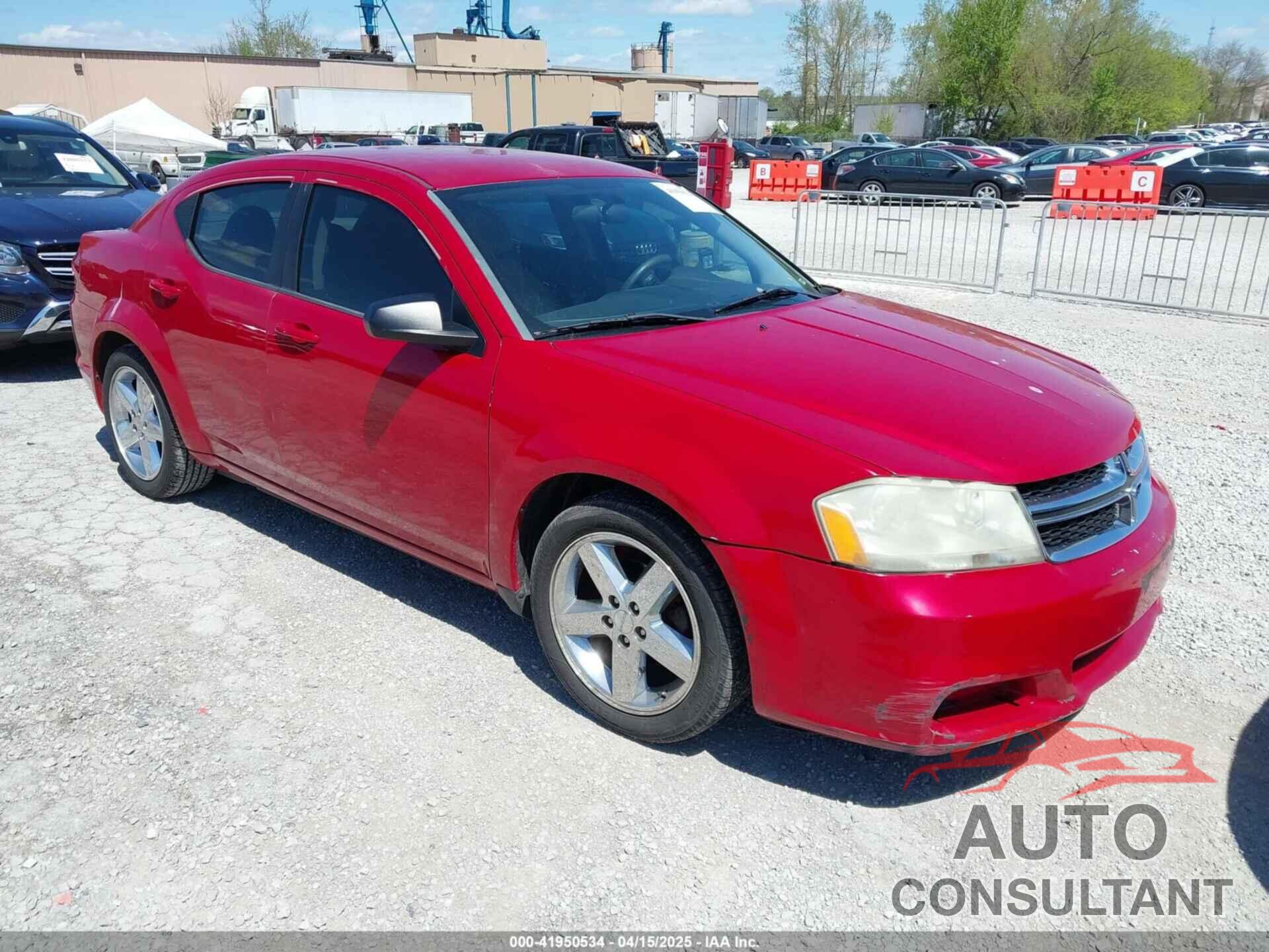 DODGE AVENGER 2013 - 1C3CDZAB3DN544513