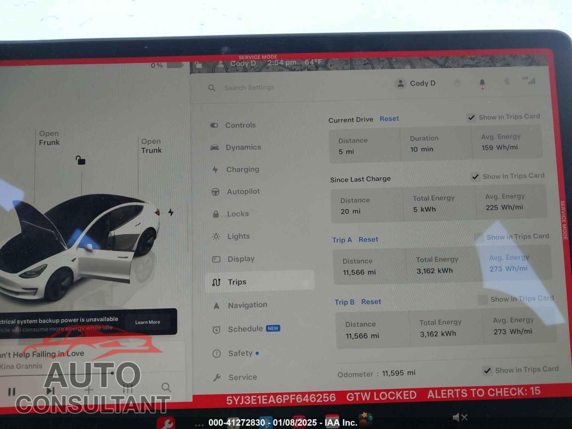 TESLA MODEL 3 2023 - 5YJ3E1EA6PF646256