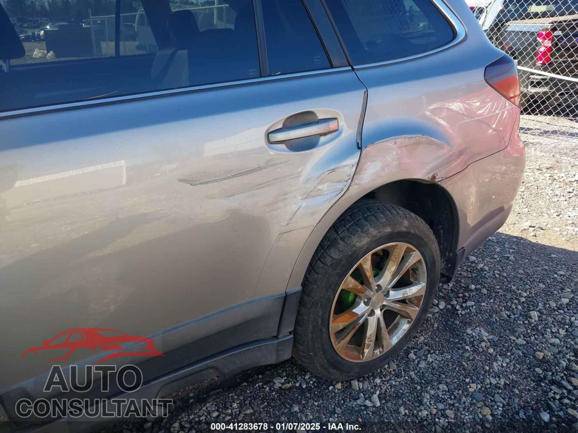 SUBARU OUTBACK 2011 - 4S4BRBGC6B3313982