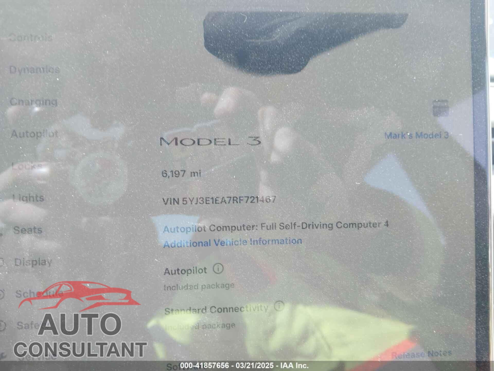 TESLA MODEL 3 2024 - 5YJ3E1EA7RF721467