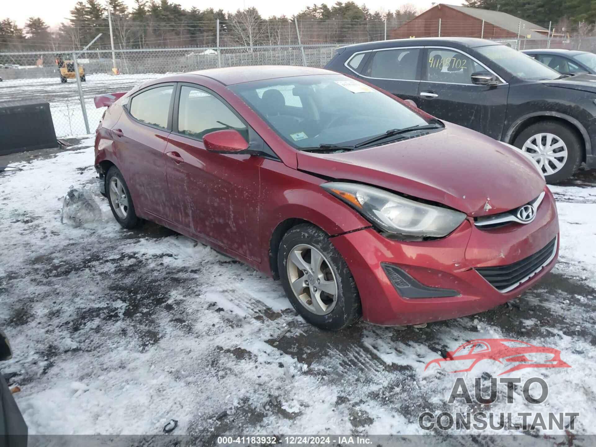 HYUNDAI ELANTRA 2014 - 5NPDH4AE9EH542736