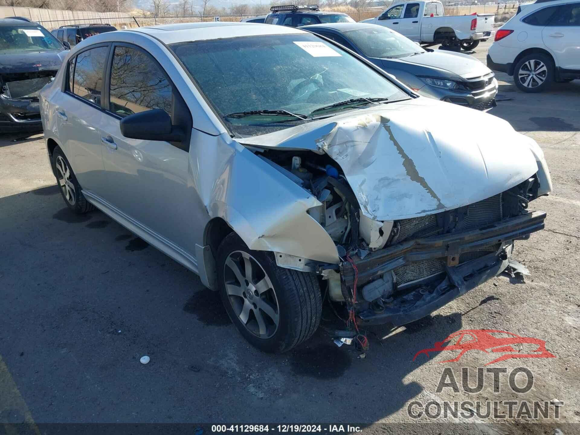 NISSAN SENTRA 2012 - 3N1AB6AP5CL737931