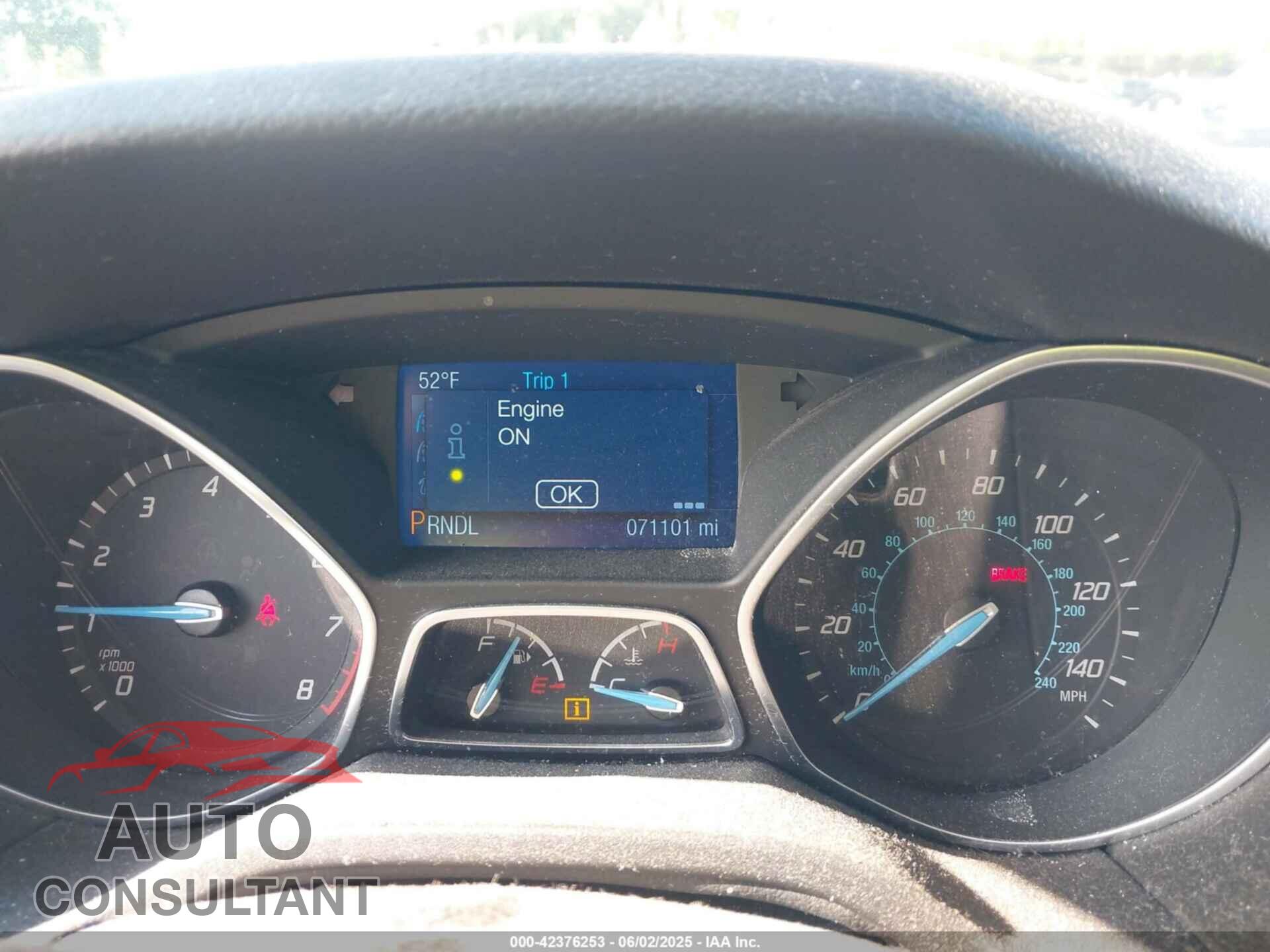 FORD FOCUS 2014 - 1FADP3F22EL404484