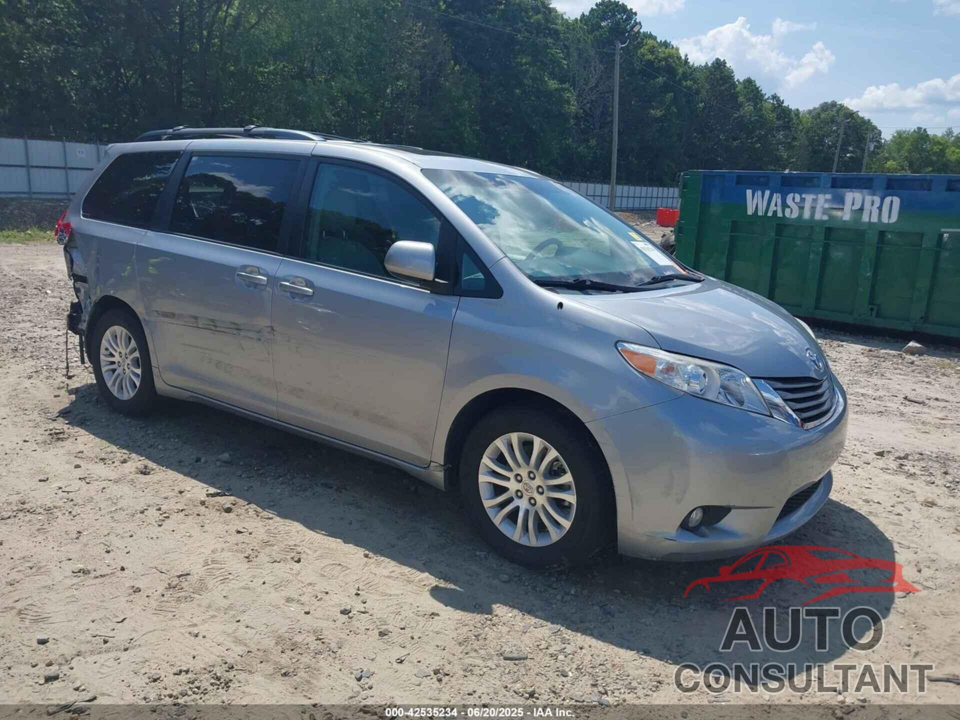 TOYOTA SIENNA 2014 - 5TDYK3DC0ES453204