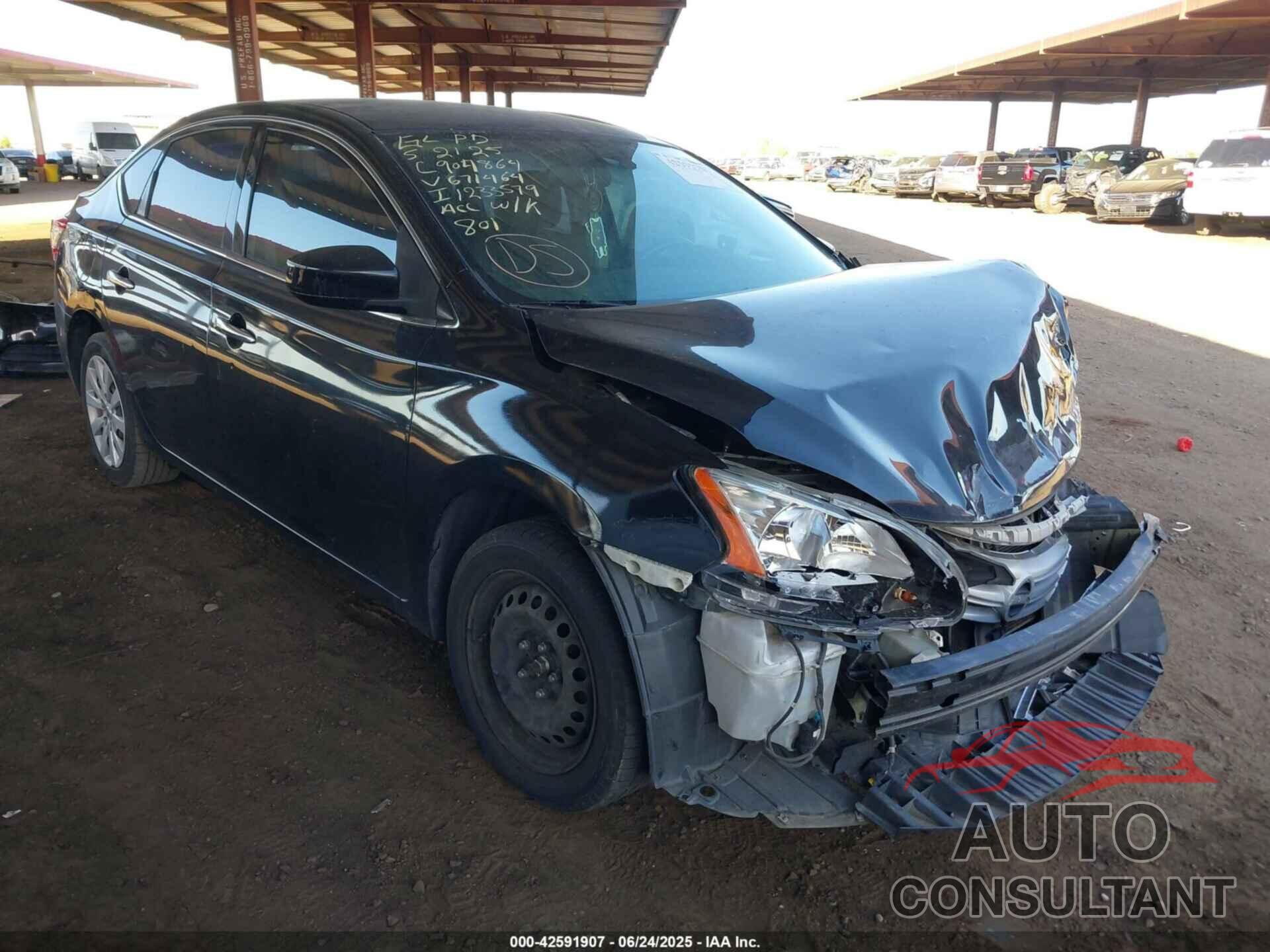 NISSAN SENTRA 2015 - 3N1AB7AP6FL671464