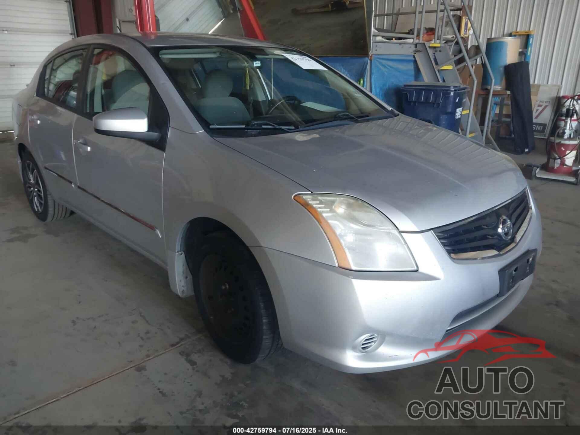NISSAN SENTRA 2012 - 3N1AB6AP9CL624368