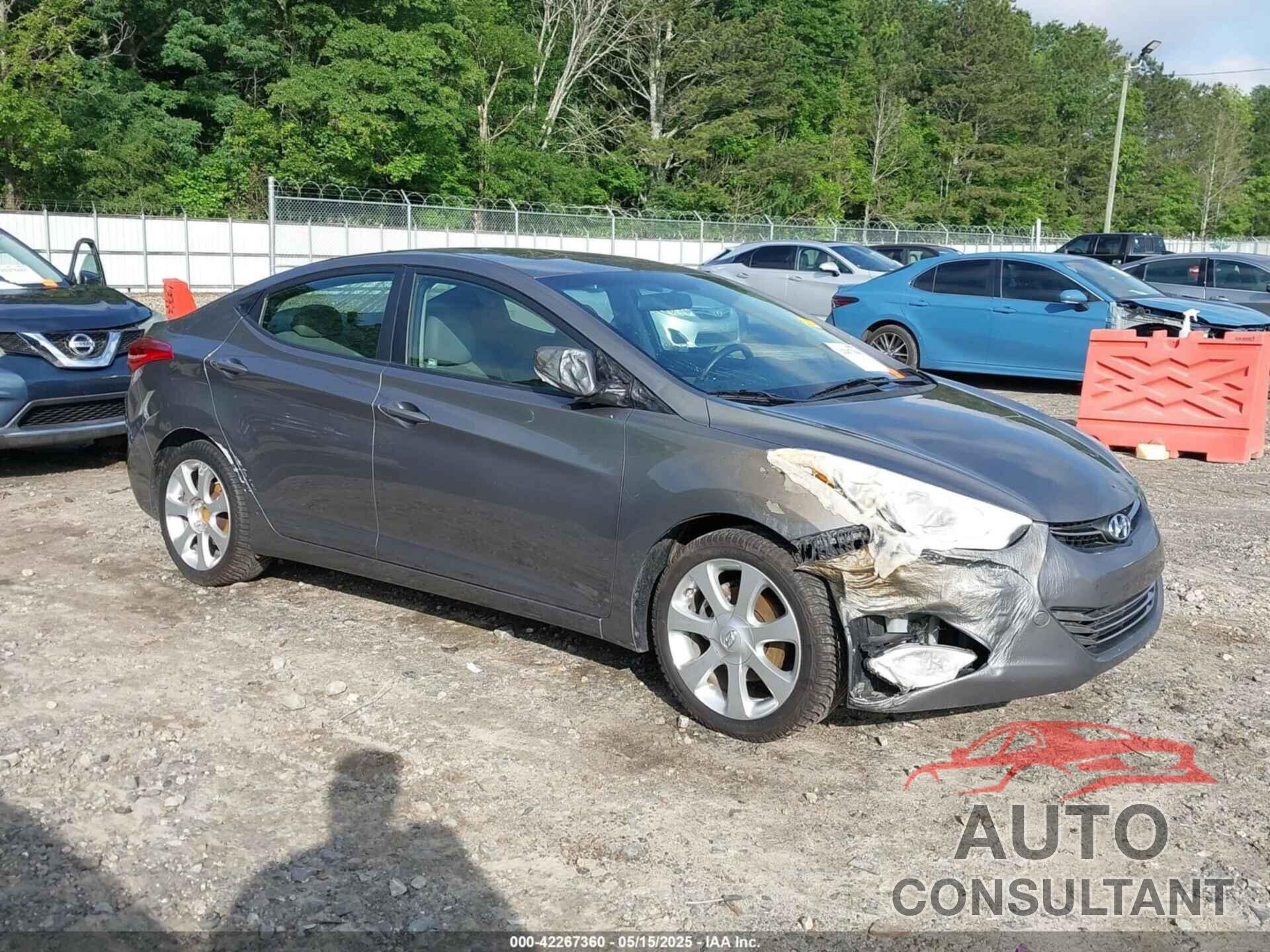HYUNDAI ELANTRA 2012 - 5NPDH4AE6CH082223