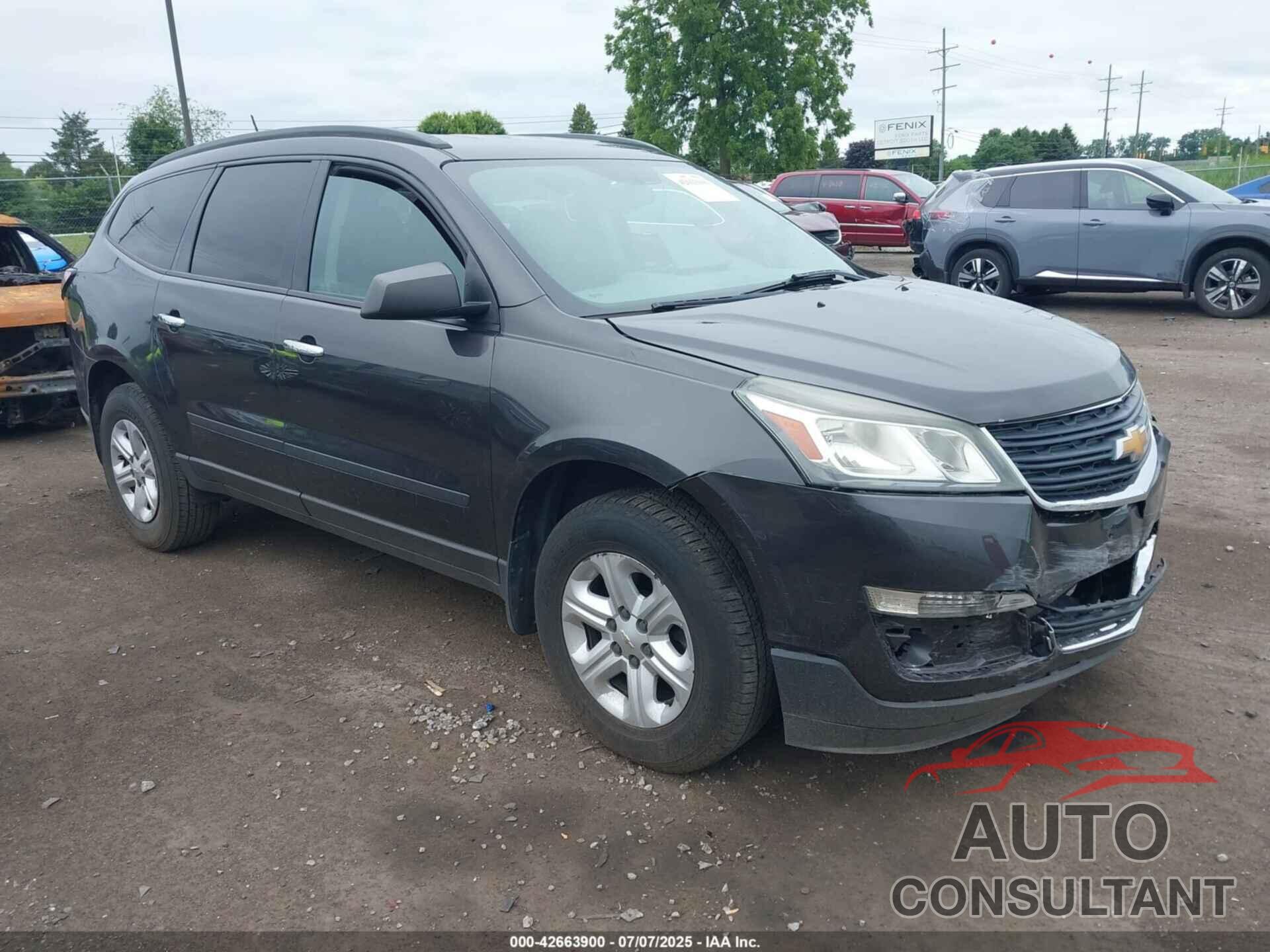 CHEVROLET TRAVERSE 2015 - 1GNKRFED8FJ192596