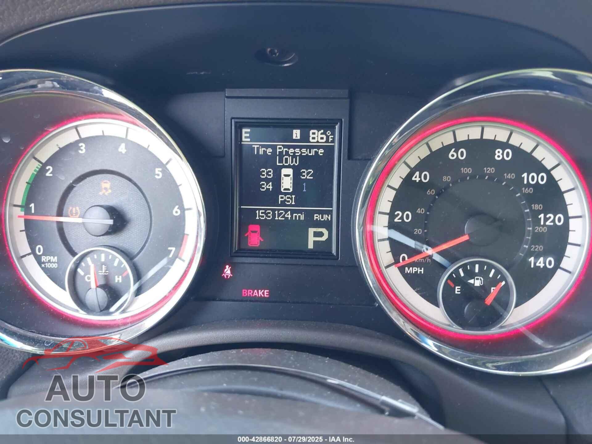 DODGE DURANGO 2012 - 1C4RDHDGXCC230276