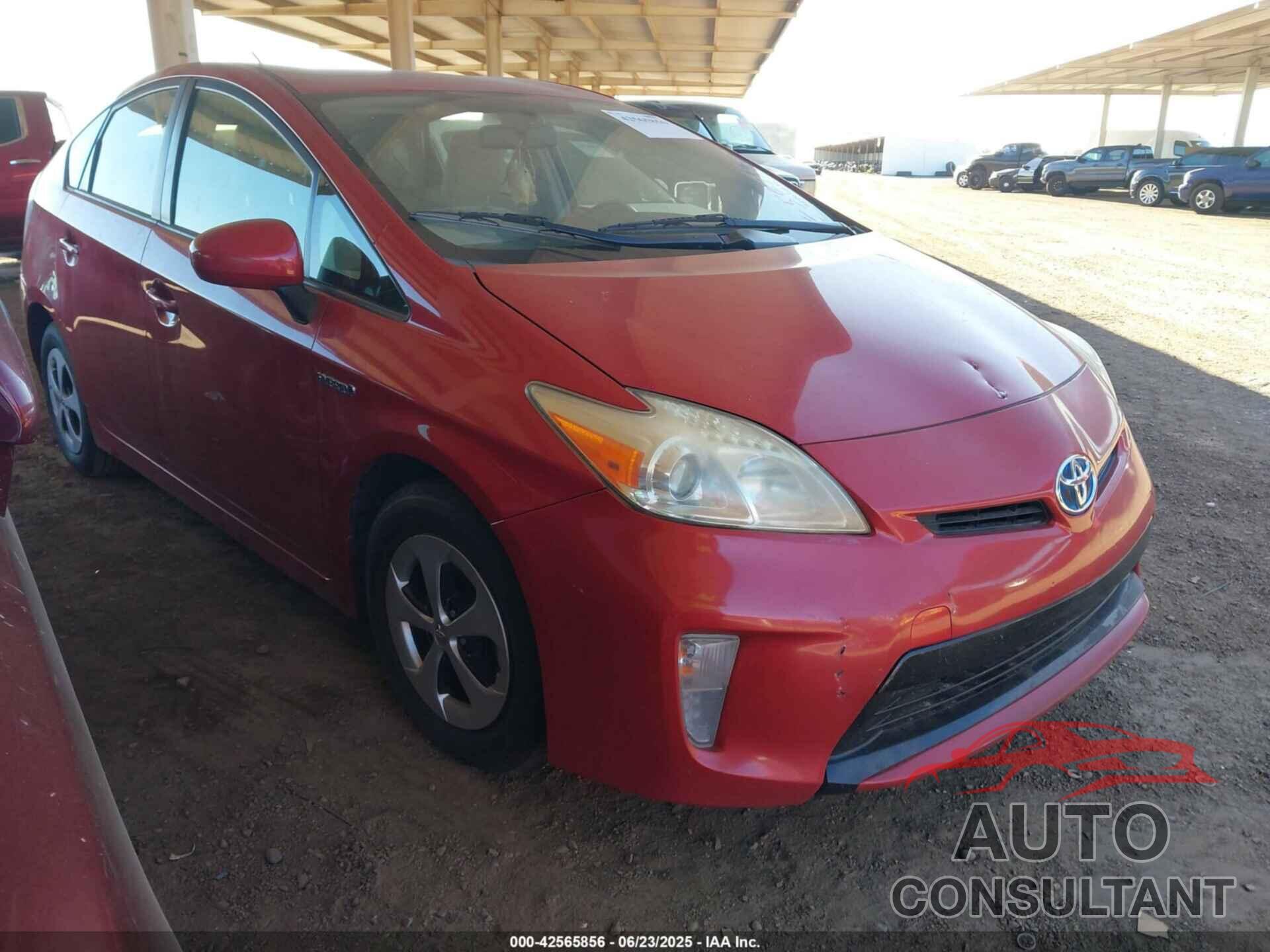 TOYOTA PRIUS 2012 - JTDKN3DU6C5495546