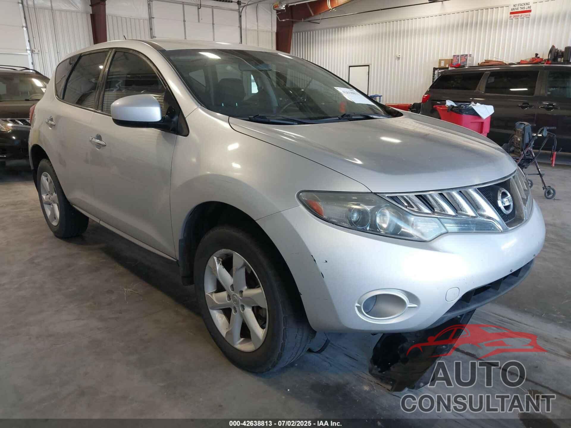NISSAN MURANO 2009 - JN8AZ18W49W210205