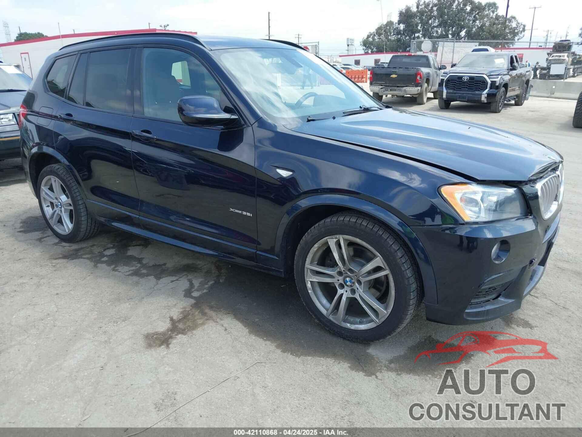 BMW X3 2012 - 5UXWX7C50CL737125