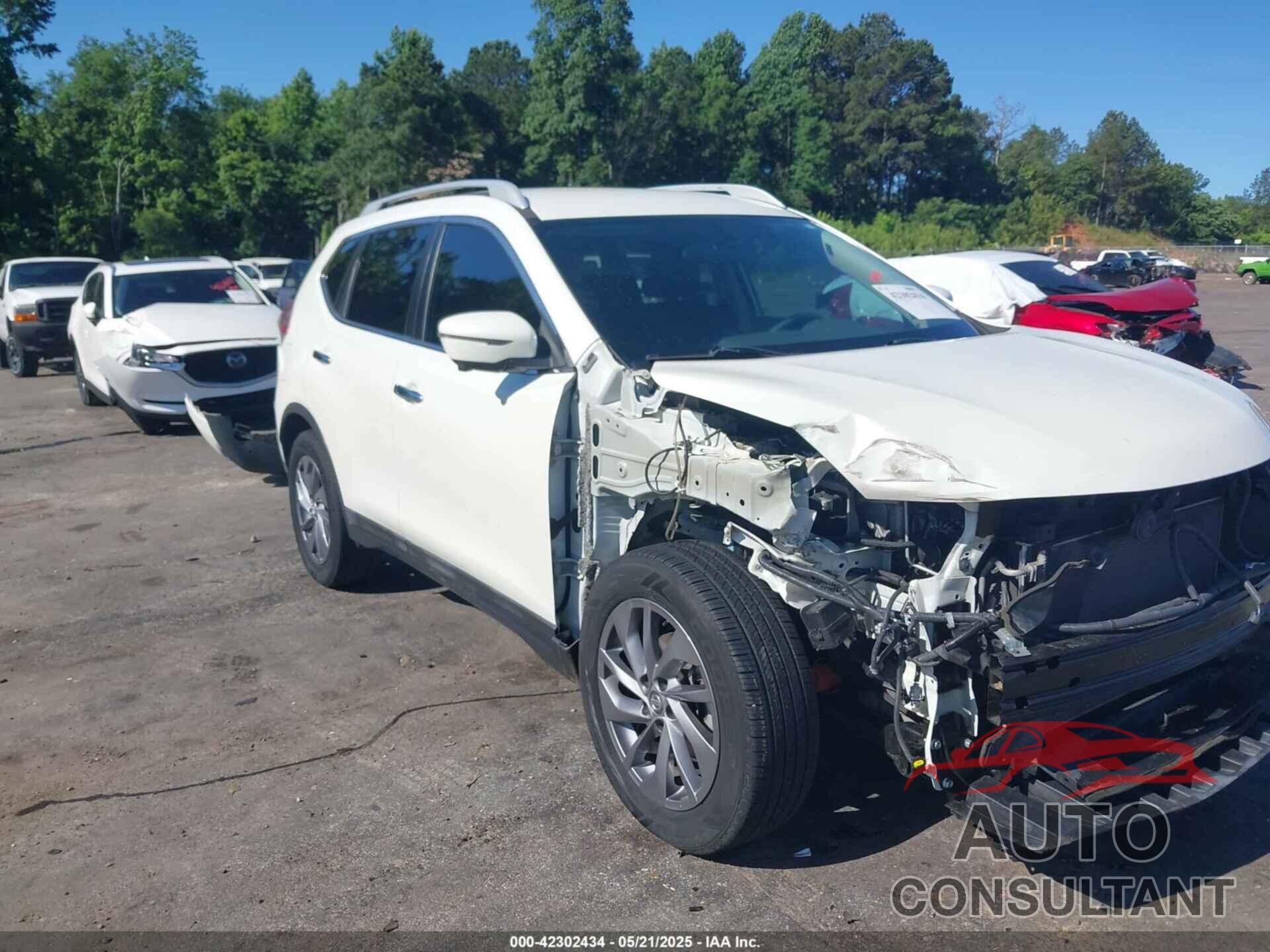 NISSAN ROGUE 2016 - 5N1AT2MT9GC742428