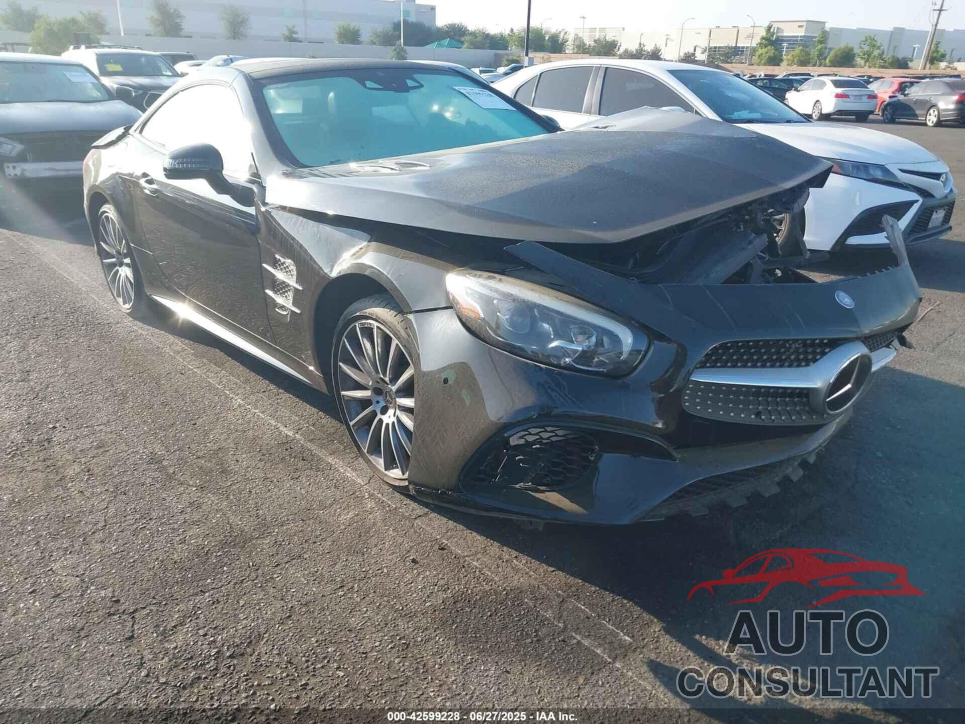 MERCEDES-BENZ SL 550 2017 - WDDJK7DA8HF045115