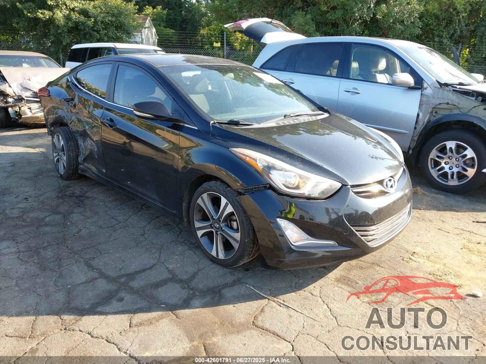 HYUNDAI ELANTRA 2016 - KMHDH4AH3GU587928