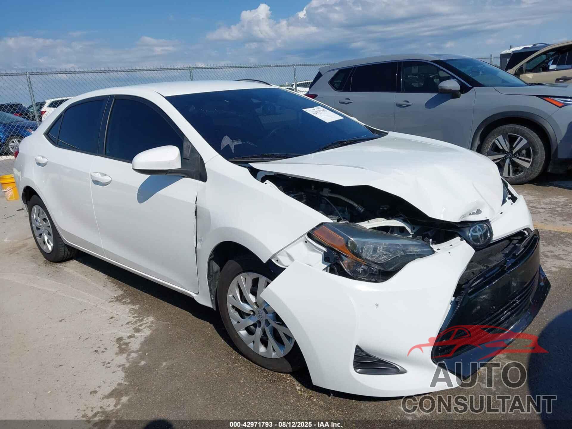 TOYOTA COROLLA 2019 - 5YFBURHE8KP946793
