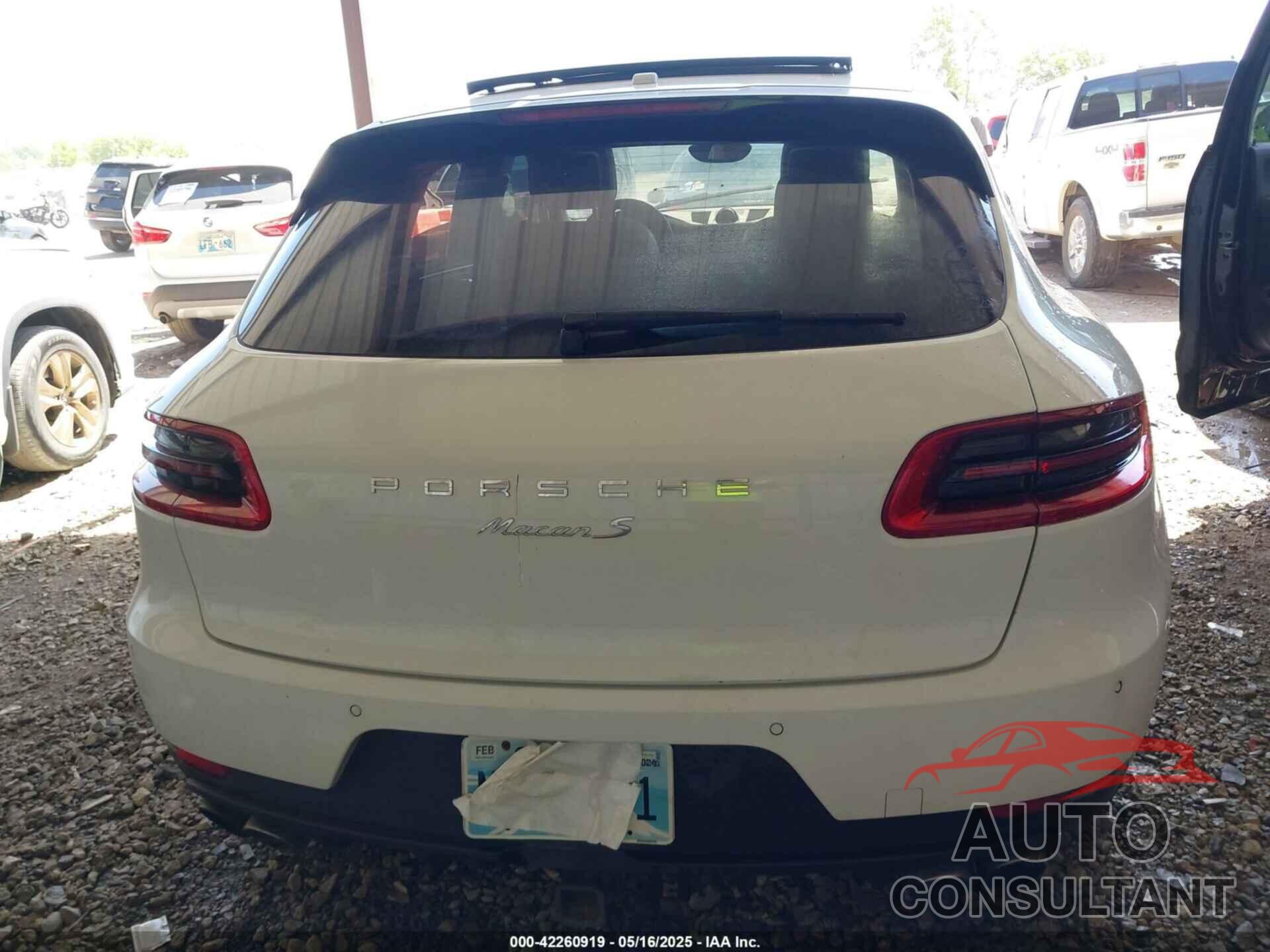 PORSCHE MACAN 2015 - WP1AB2A50FLB64939