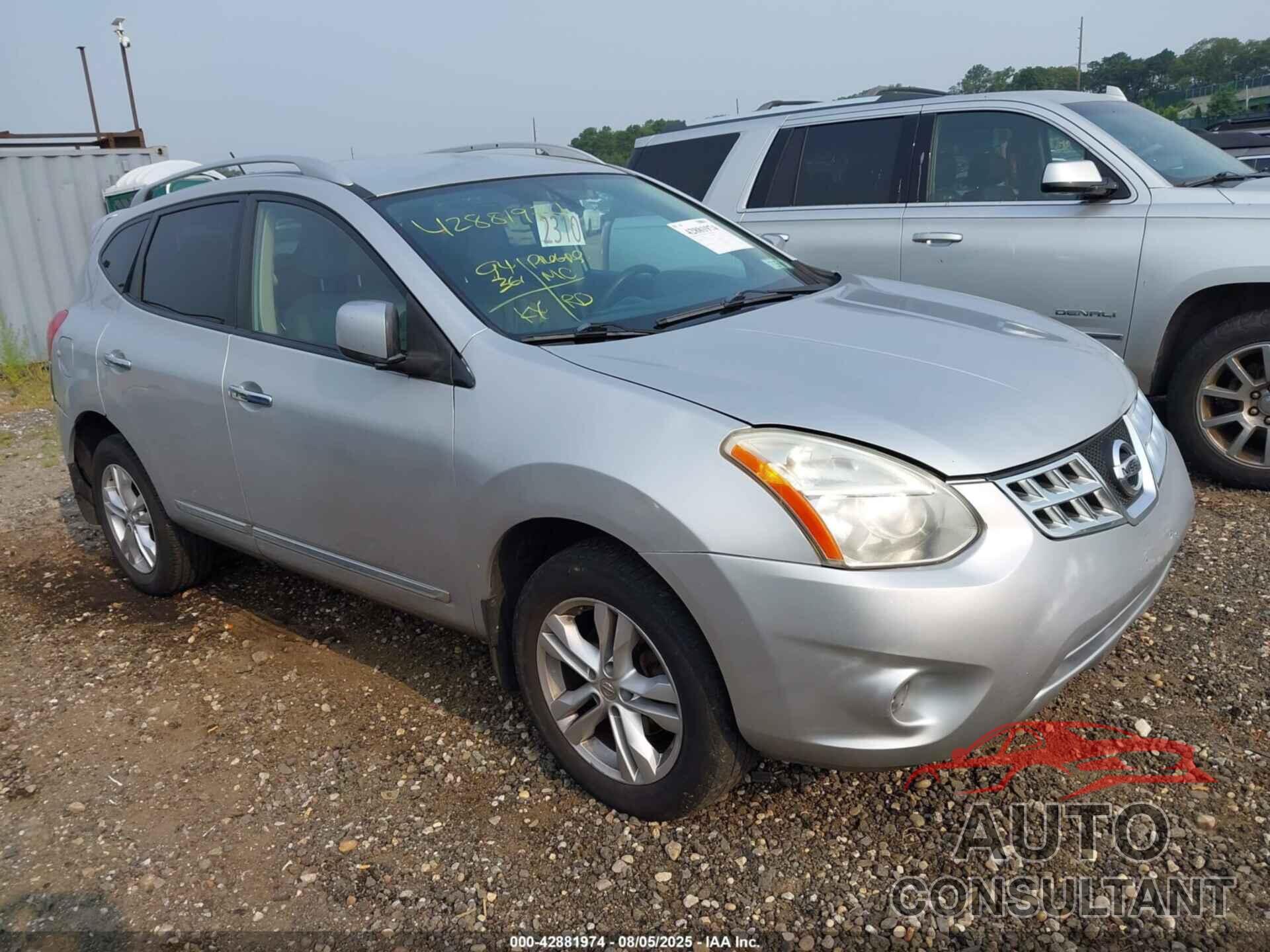NISSAN ROGUE 2012 - JN8AS5MV5CW384509