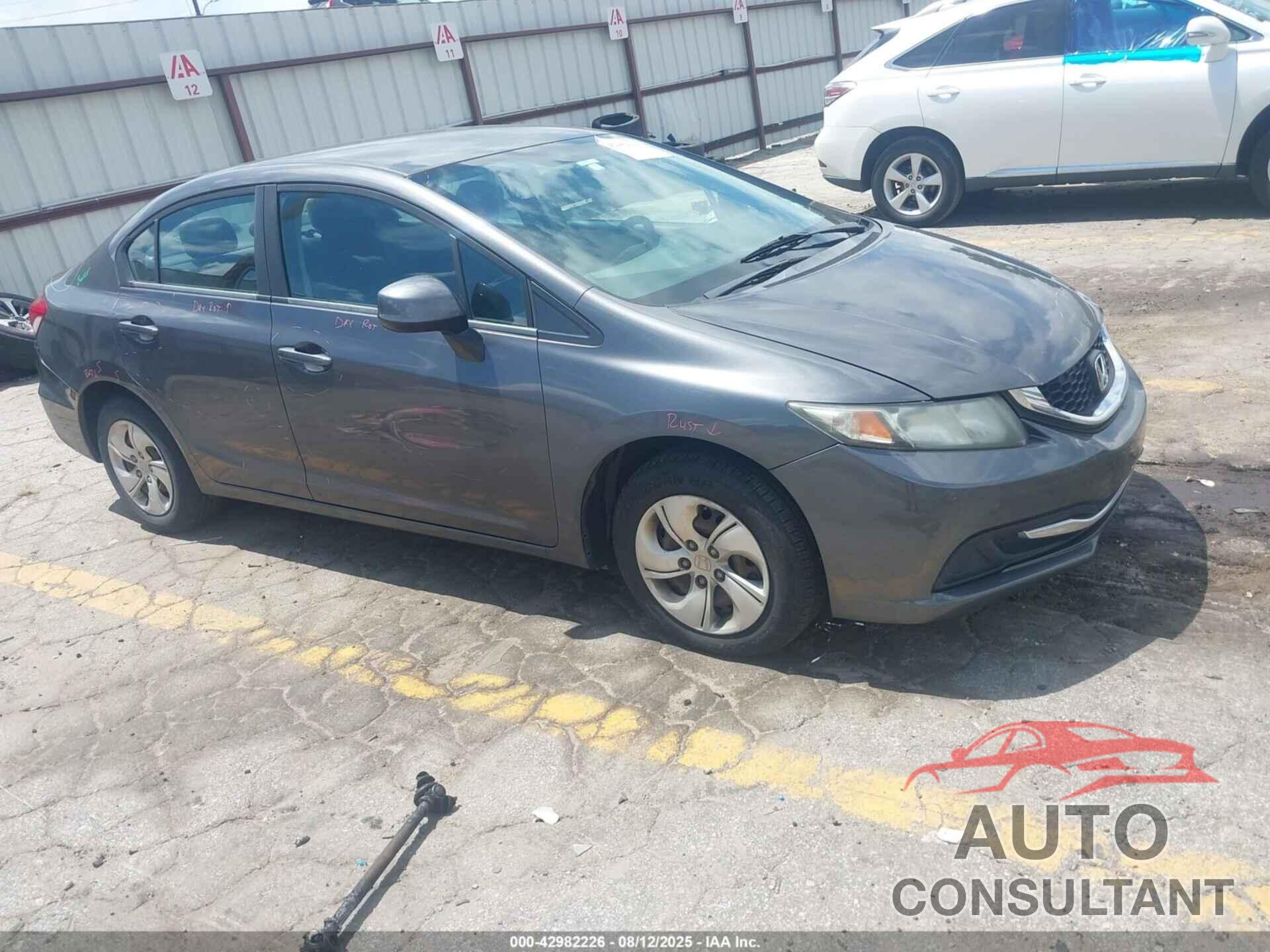 HONDA CIVIC 2013 - 2HGFB2F58DH560354