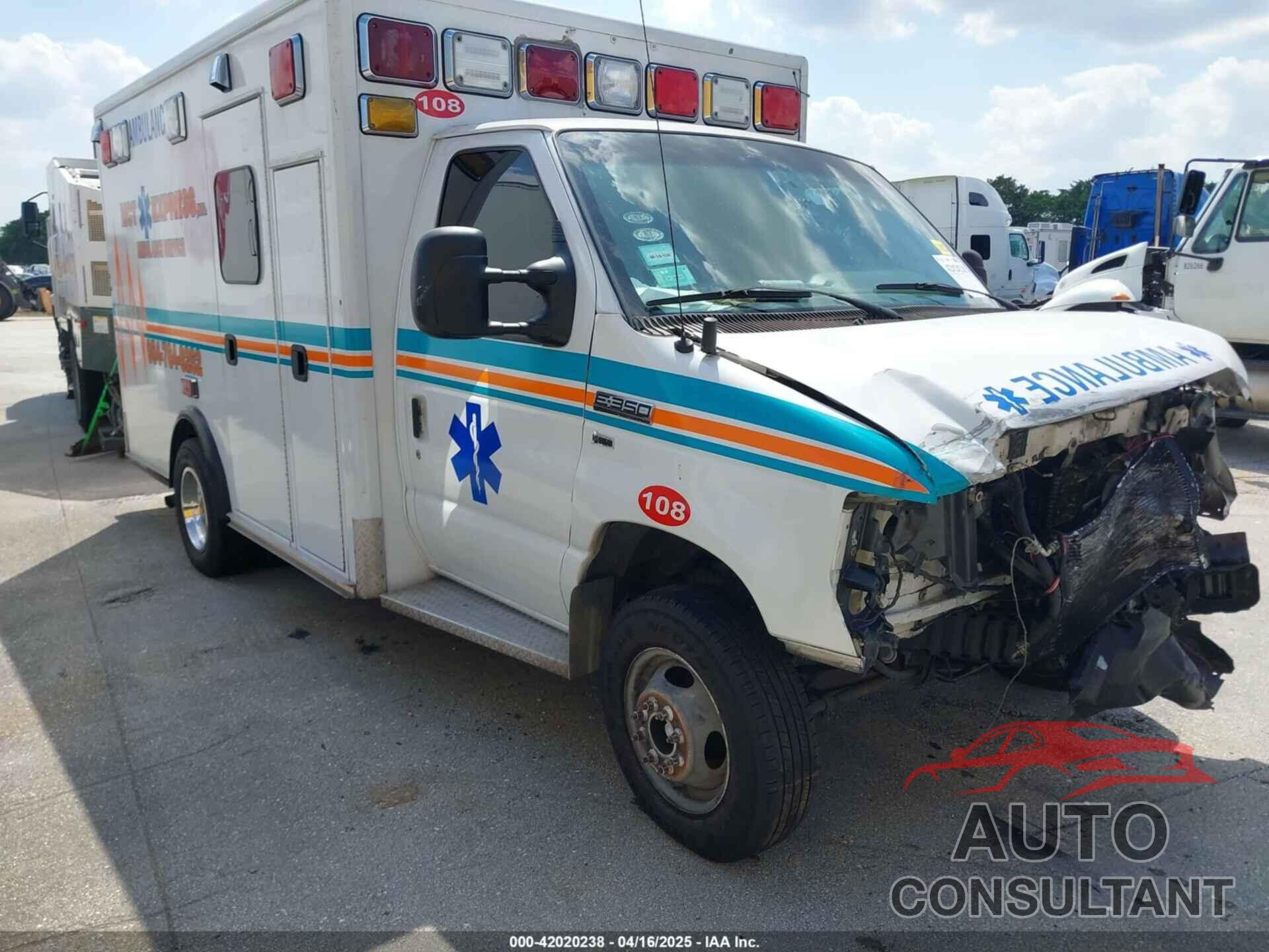 FORD E-350 CUTAWAY 2016 - 1FDWE3FS0GDC32389