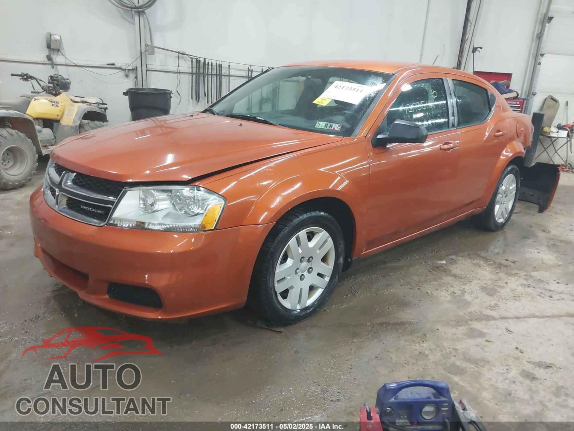 DODGE AVENGER 2011 - 1B3BD4FB8BN608501