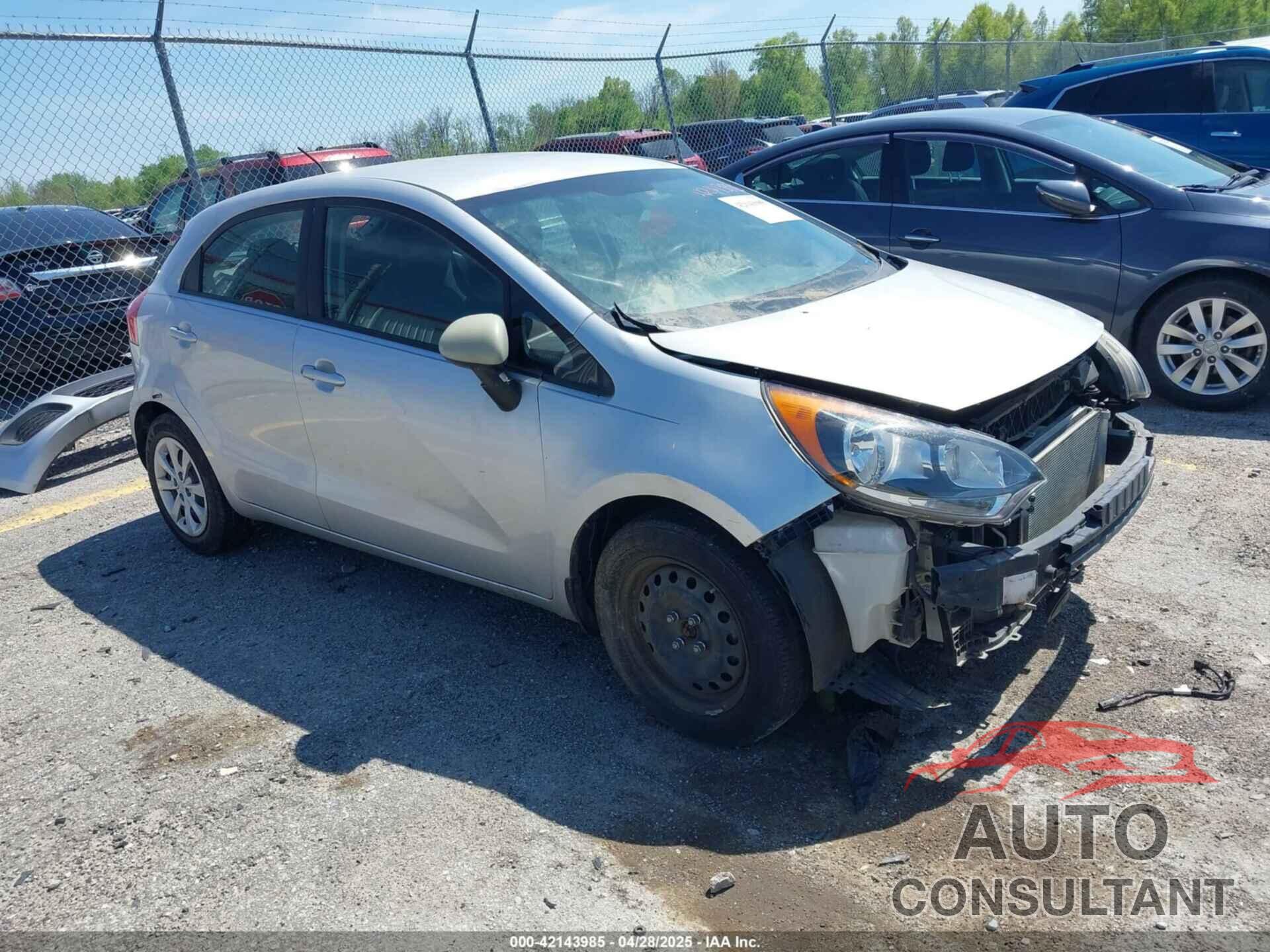 KIA RIO 2013 - KNADM5A33D6307061