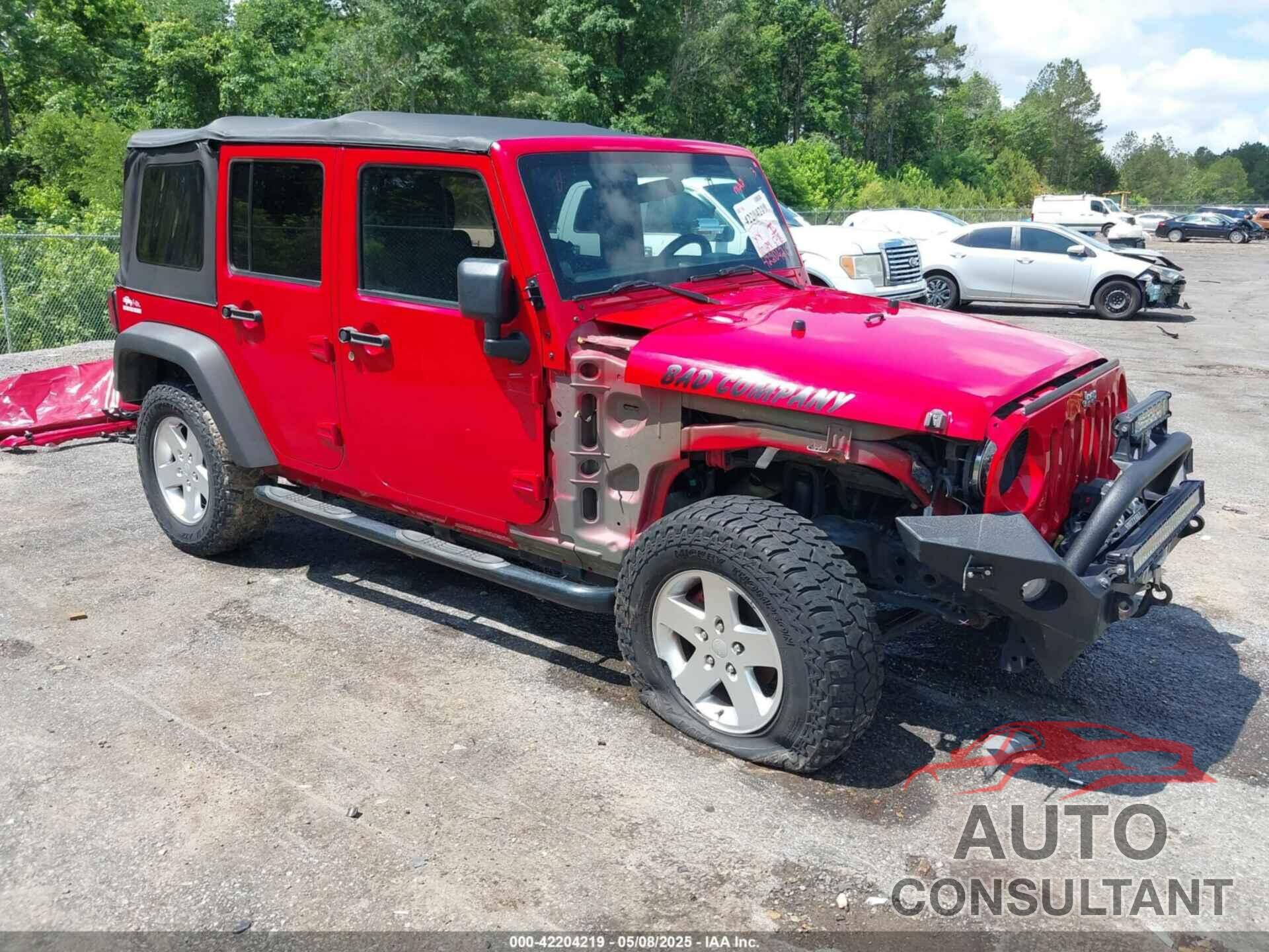 JEEP WRANGLER UNLIMITED 2012 - 1C4HJWDG9CL109067