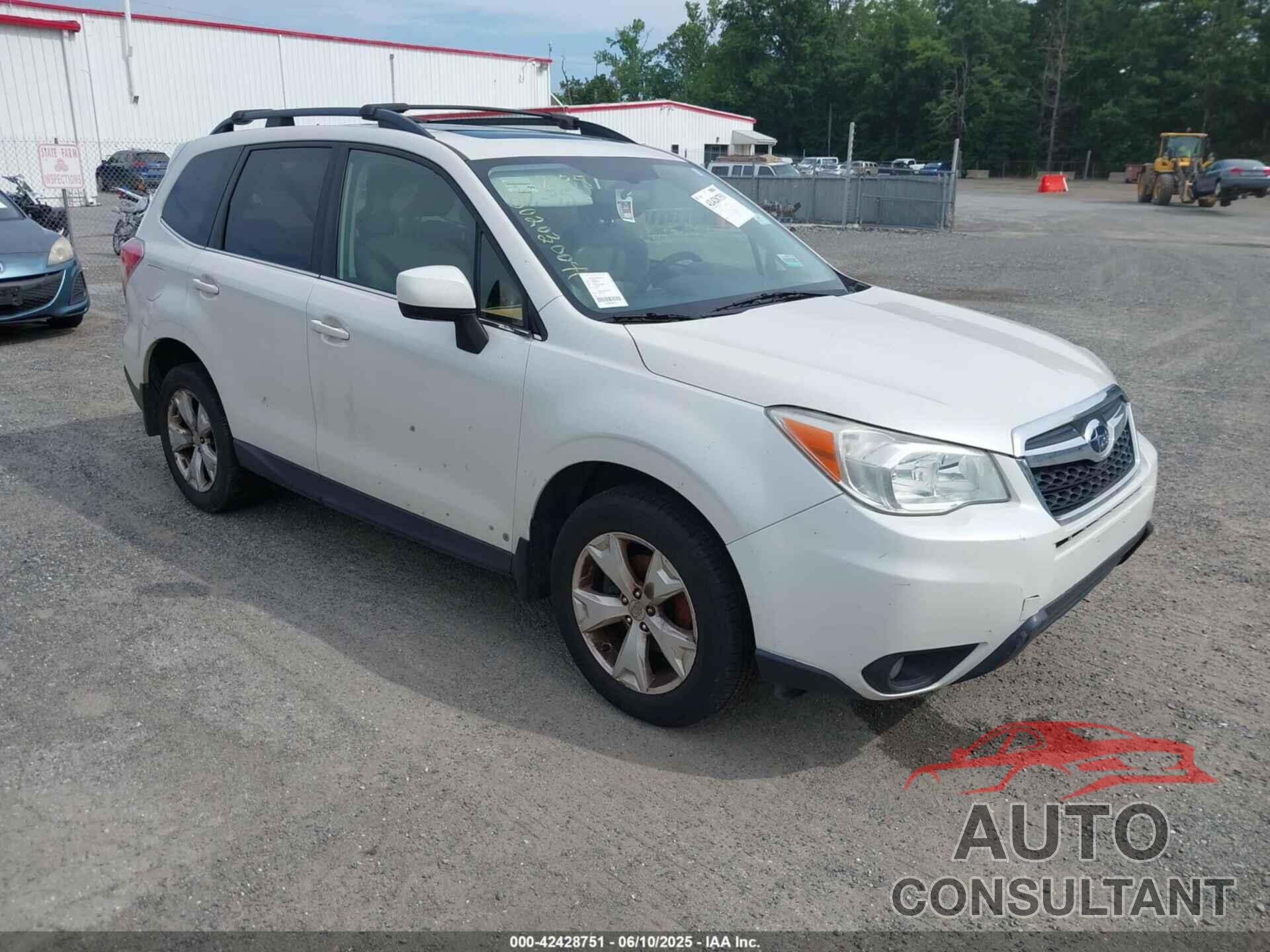 SUBARU FORESTER 2014 - JF2SJAJC9EH498195