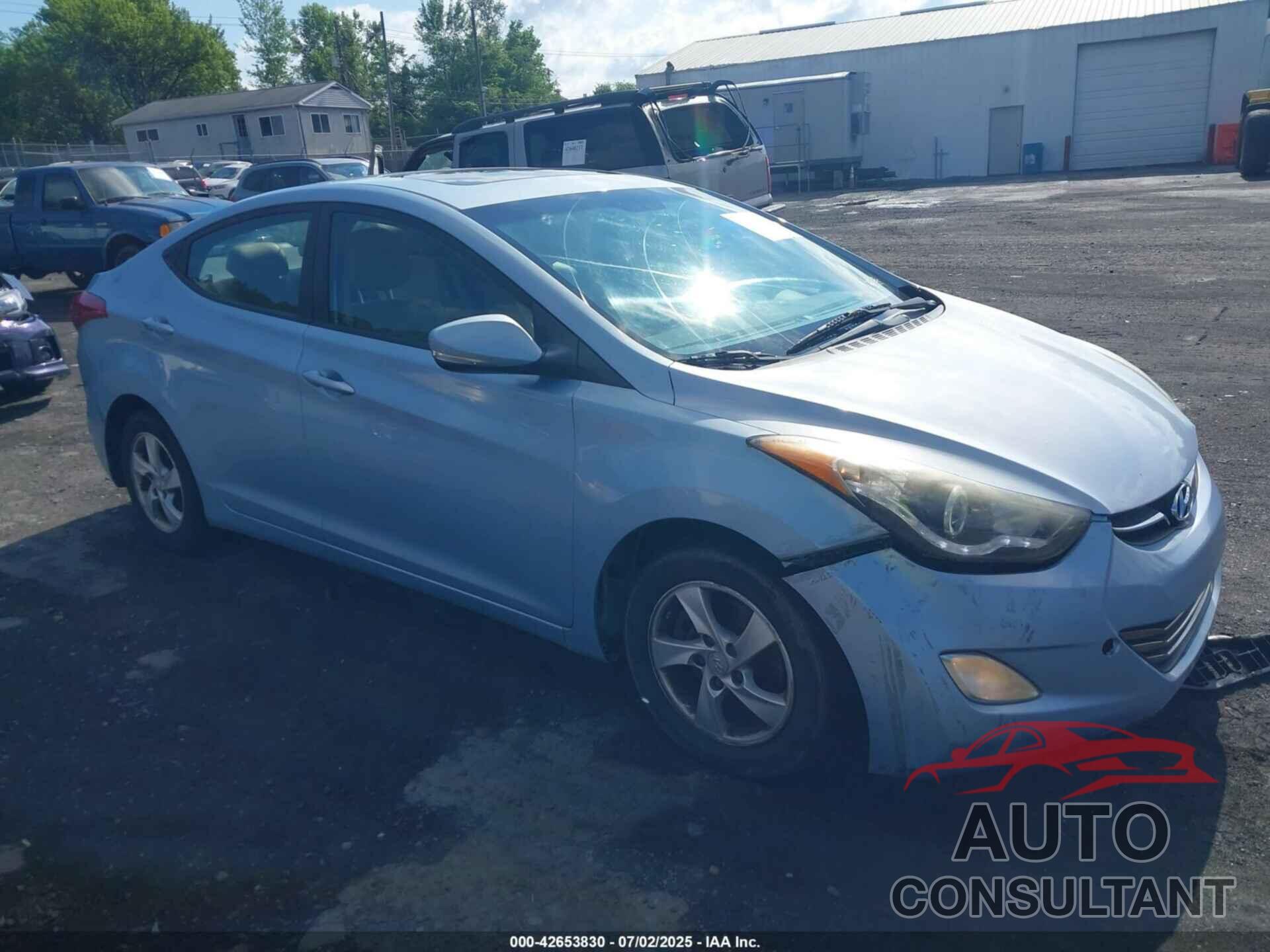 HYUNDAI ELANTRA 2012 - KMHDH4AE5CU215491
