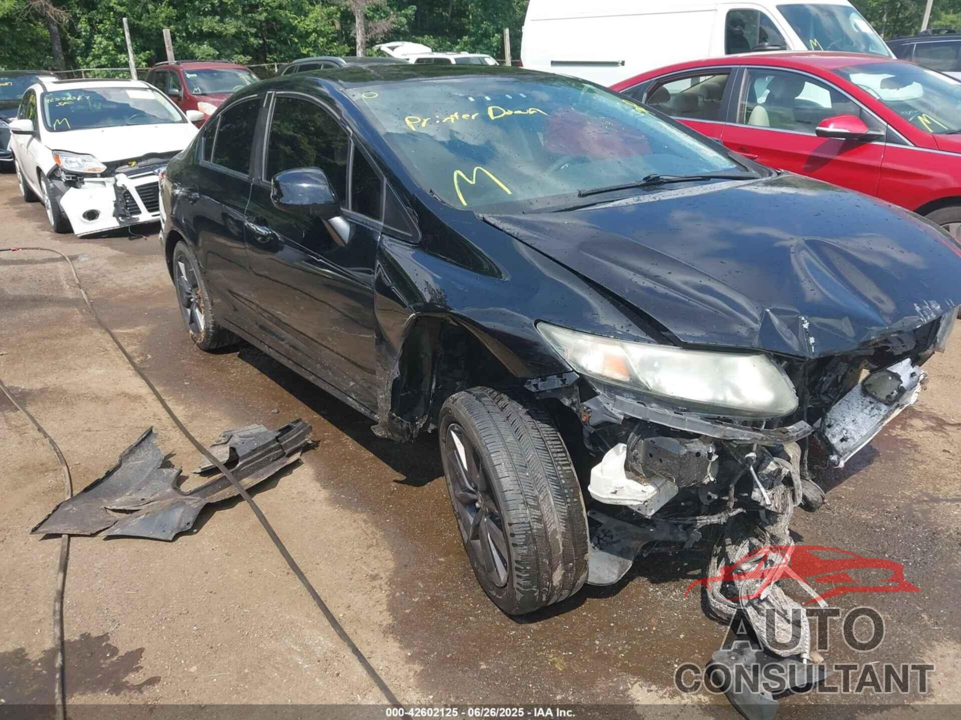 HONDA CIVIC 2013 - 2HGFB2F52DH518438