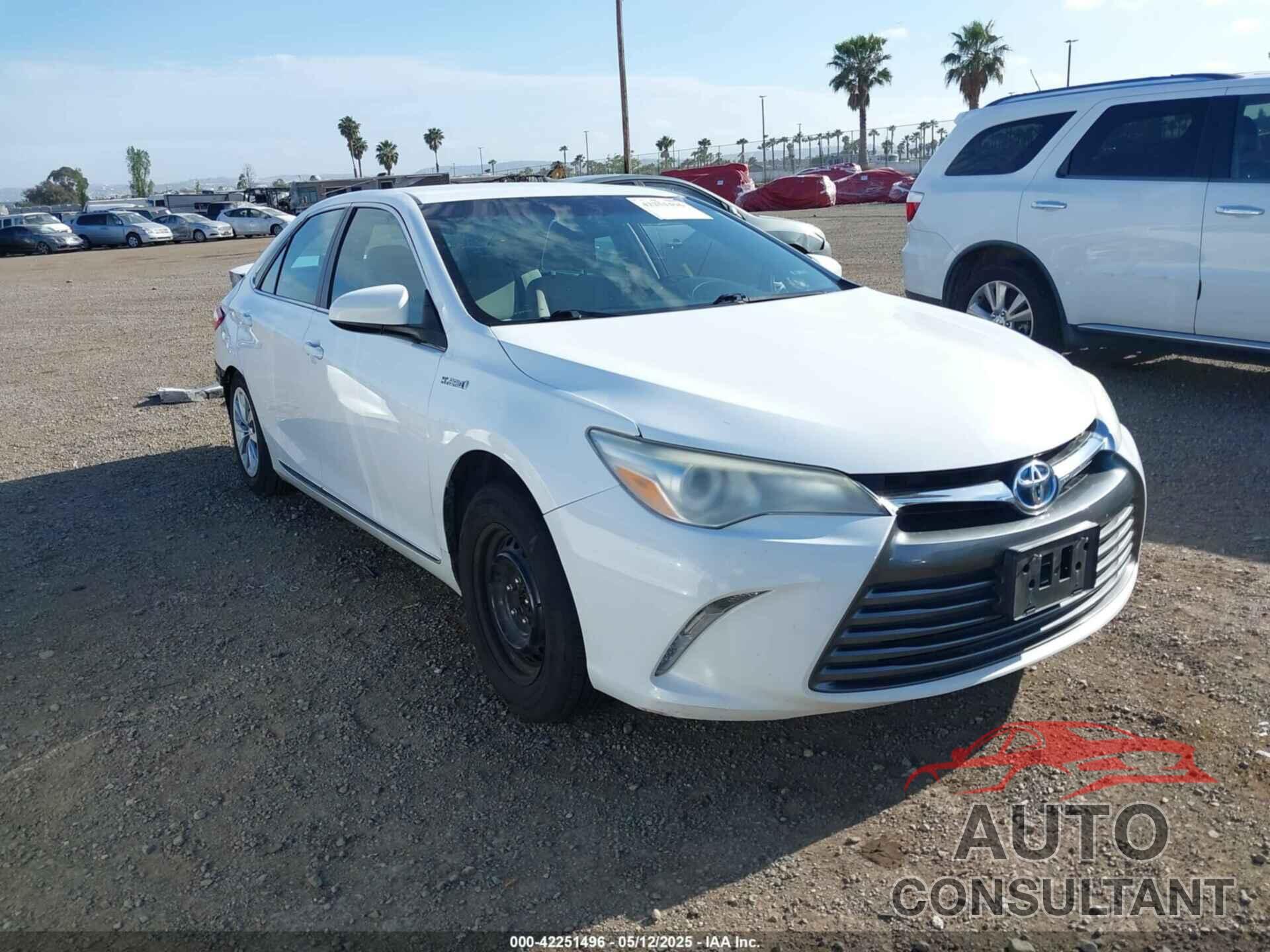 TOYOTA CAMRY HYBRID 2017 - 4T1BD1FK9HU216523