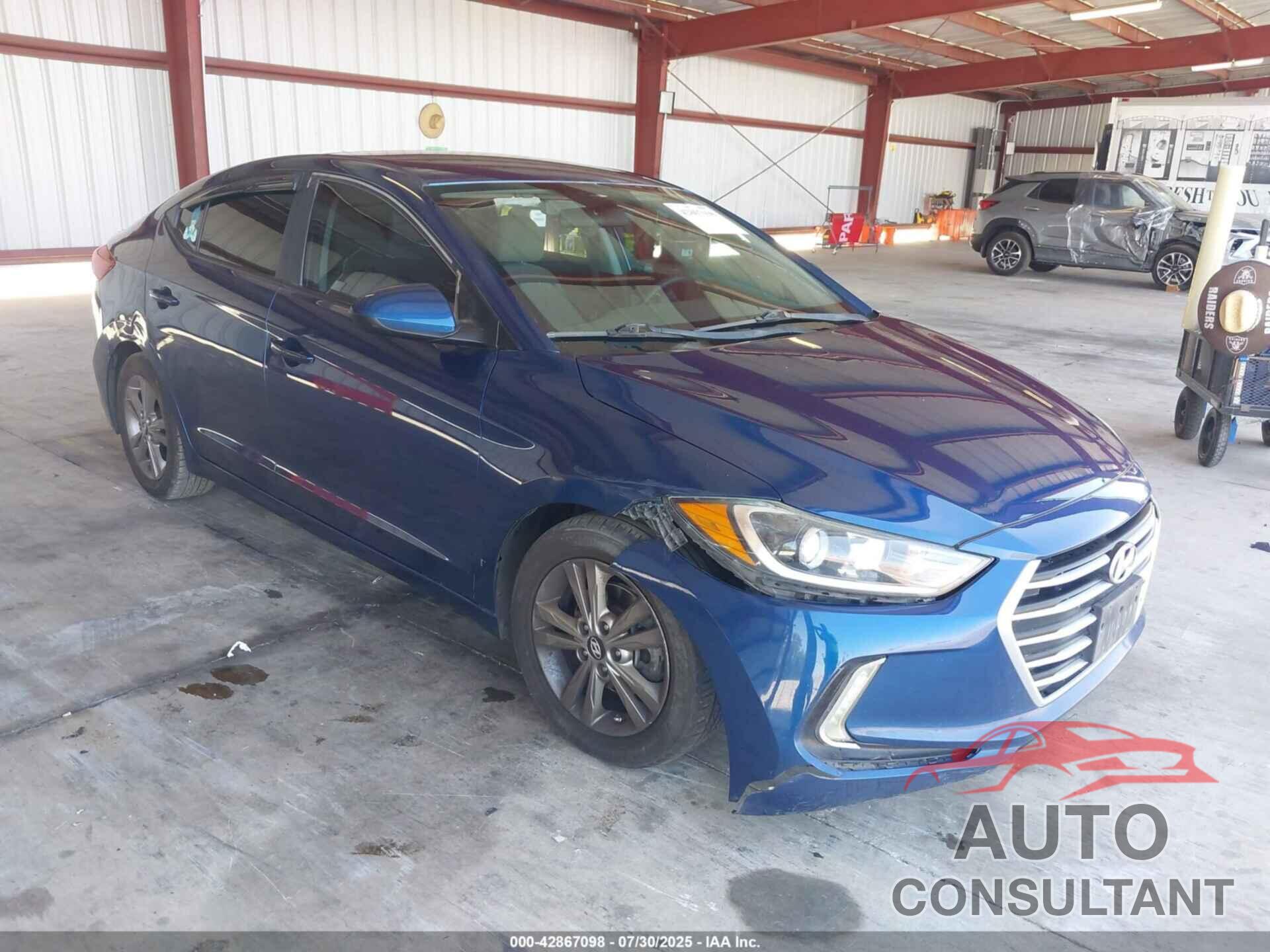 HYUNDAI ELANTRA 2018 - 5NPD84LF5JH314569
