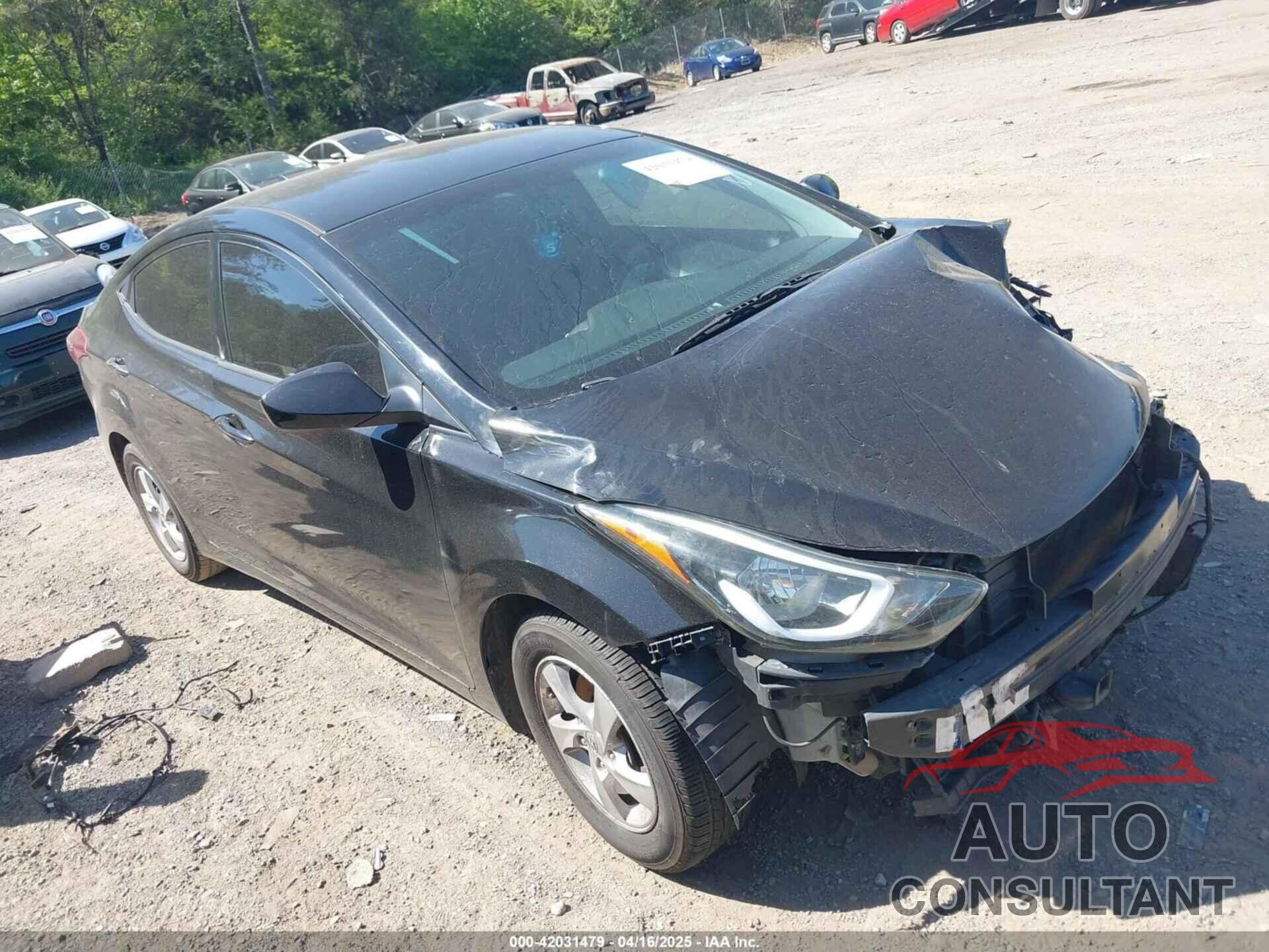 HYUNDAI ELANTRA 2014 - 5NPDH4AE3EH531957