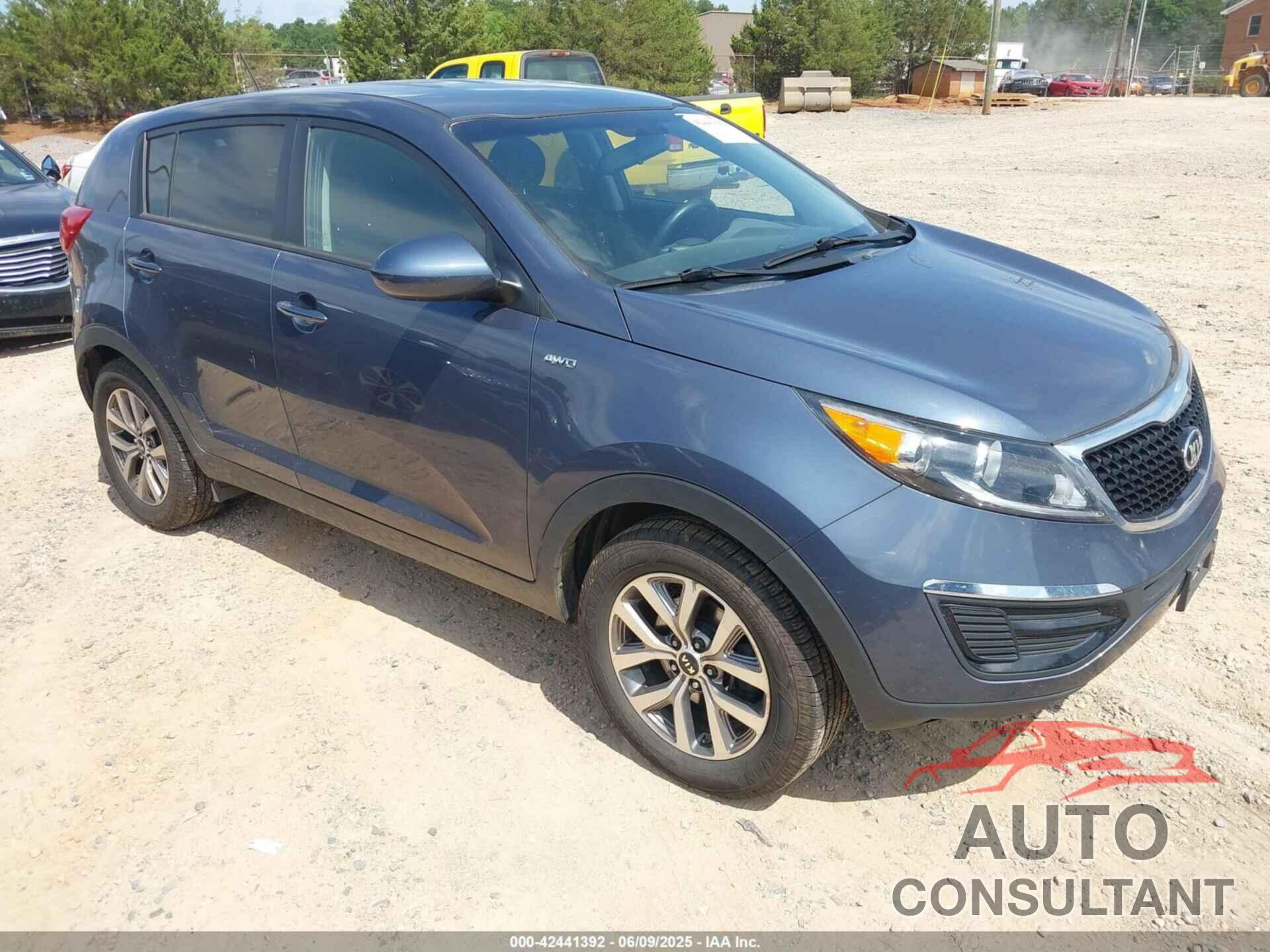 KIA SPORTAGE 2016 - KNDPBCAC6G7865897