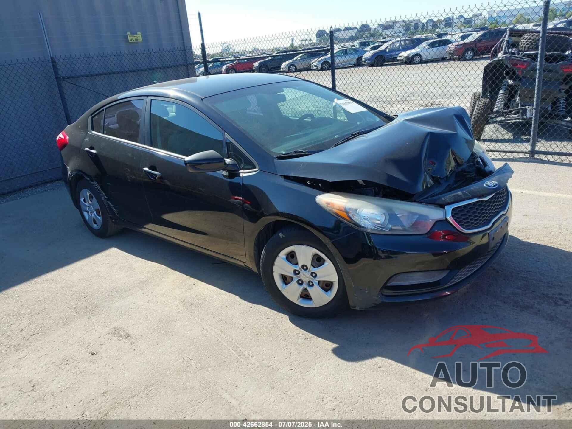 KIA FORTE 2015 - KNAFK4A60F5366256