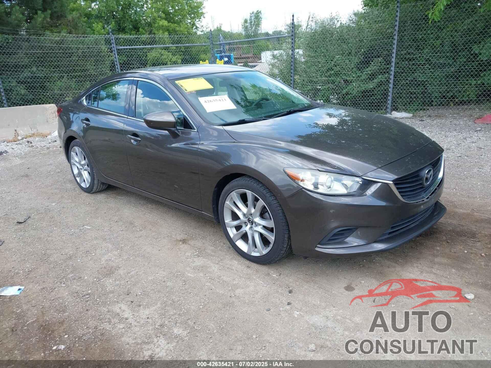 MAZDA MAZDA6 2016 - JM1GJ1V53G1474504